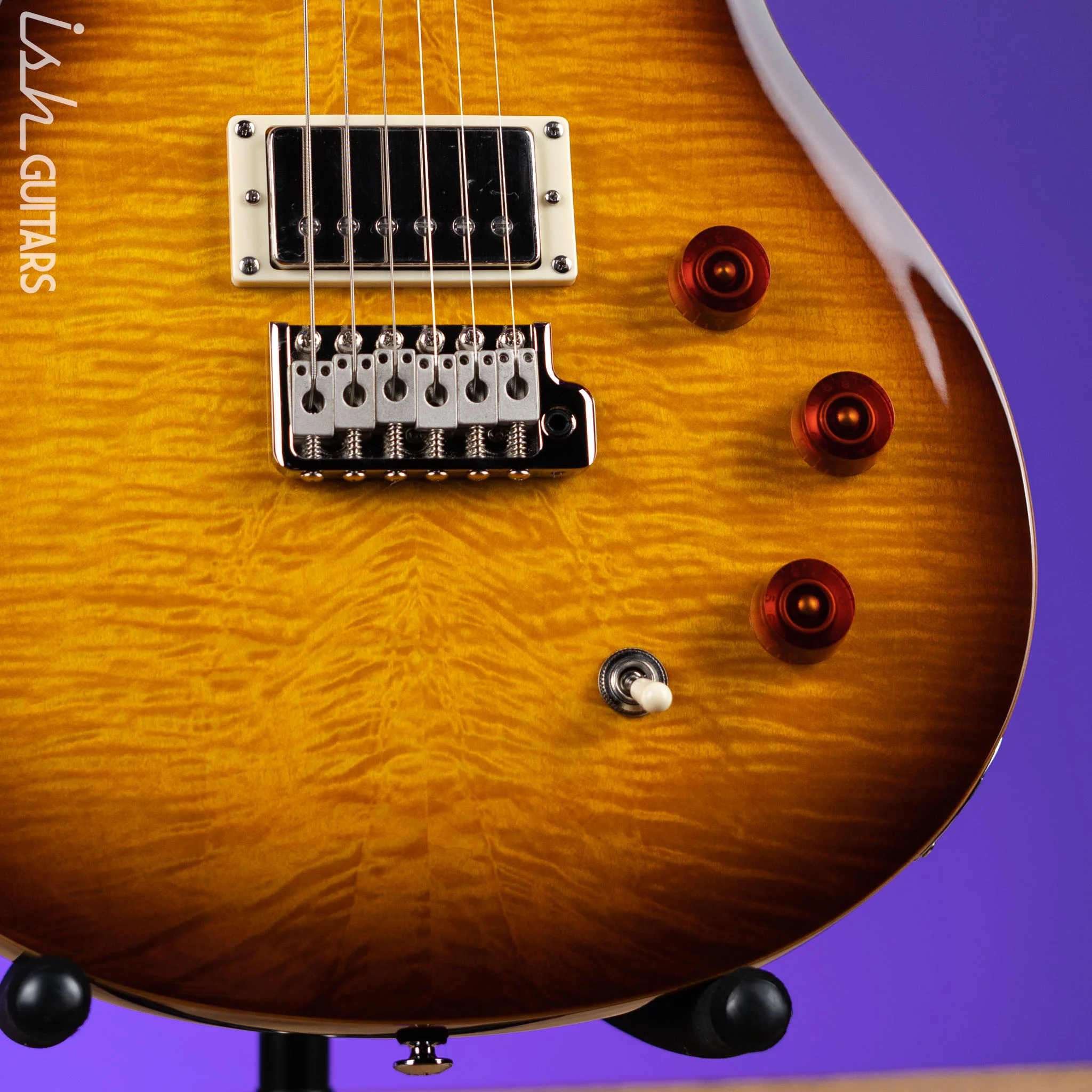 PRS SE DGT David Grissom Electric Guitar McCarty Tobacco Sunburst - Image 2