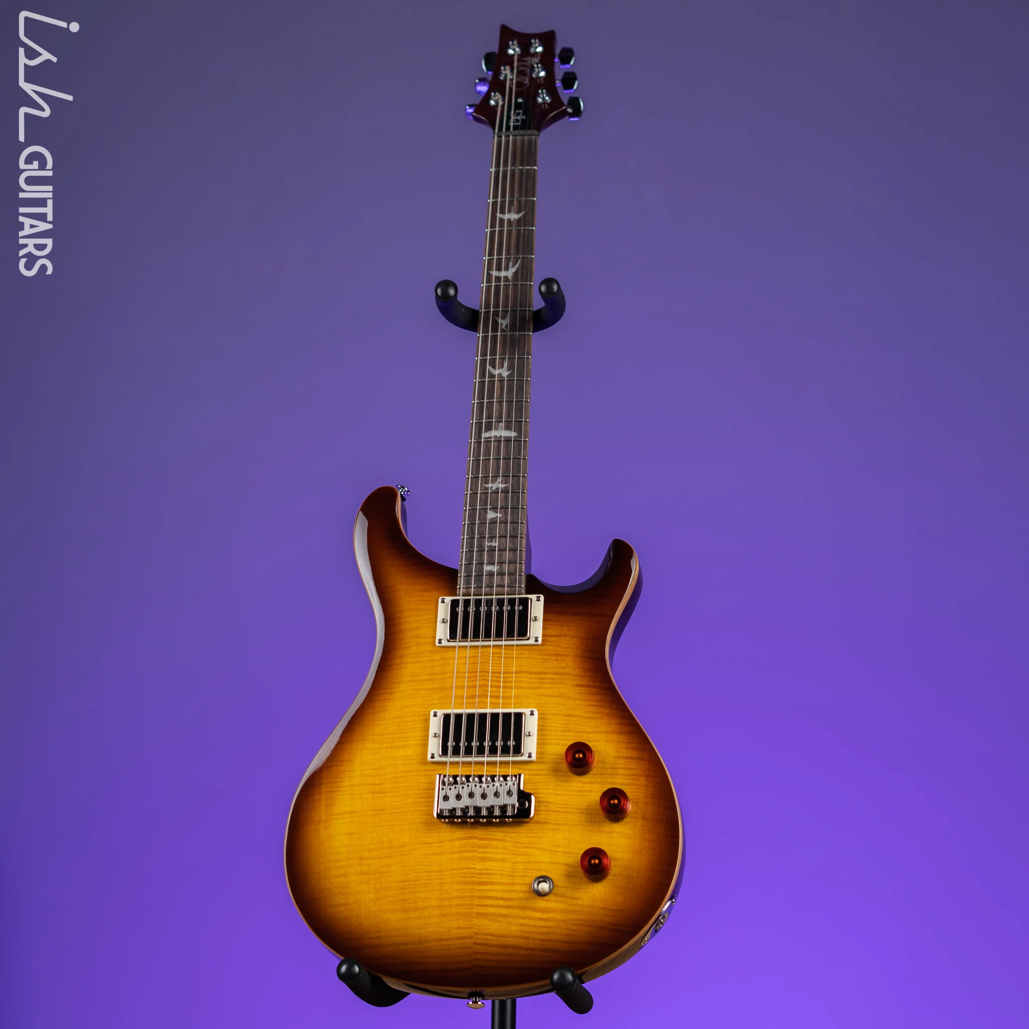 PRS SE DGT David Grissom Electric Guitar McCarty Tobacco Sunburst - Image 2