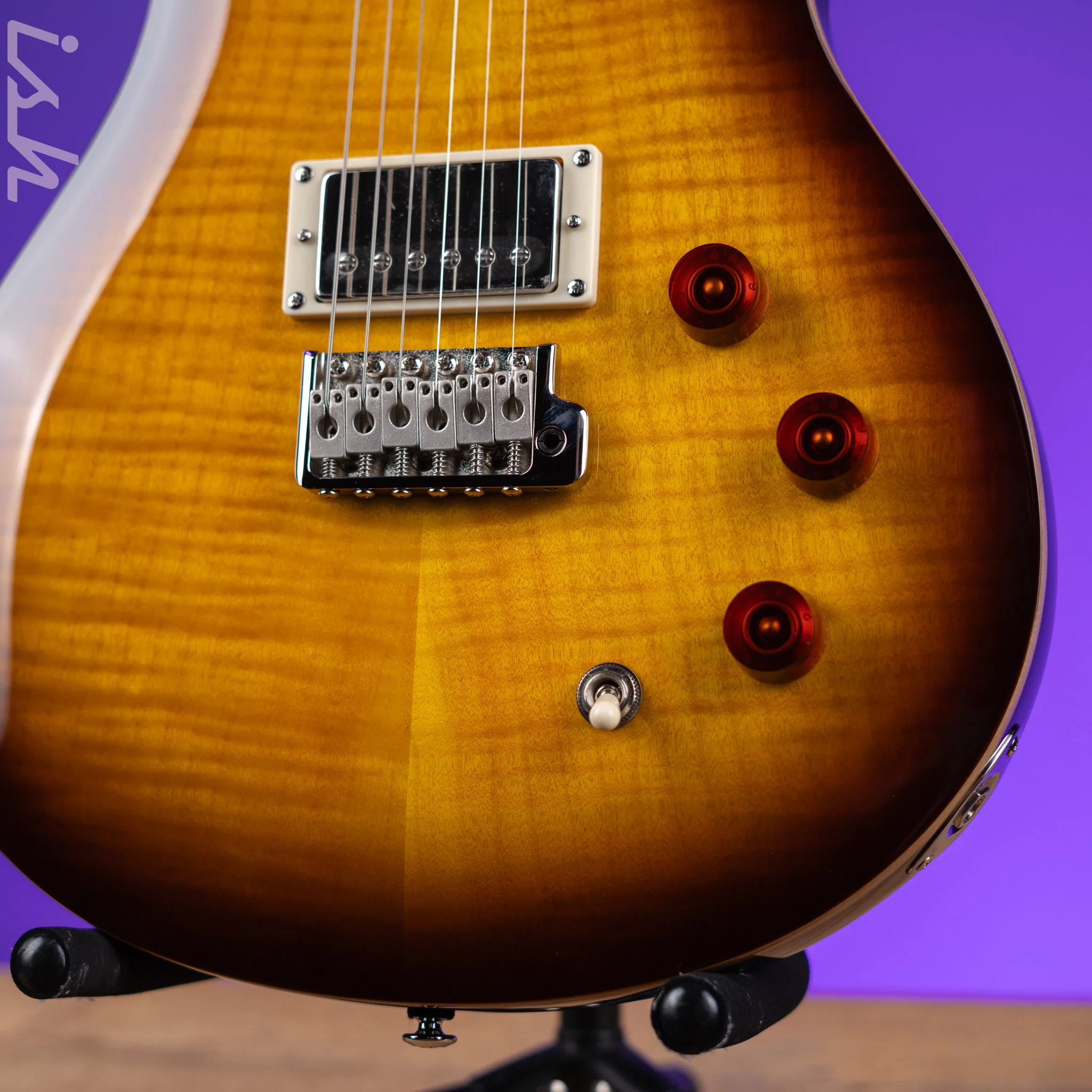 PRS SE DGT David Grissom Electric Guitar McCarty Tobacco Sunburst - Image 4