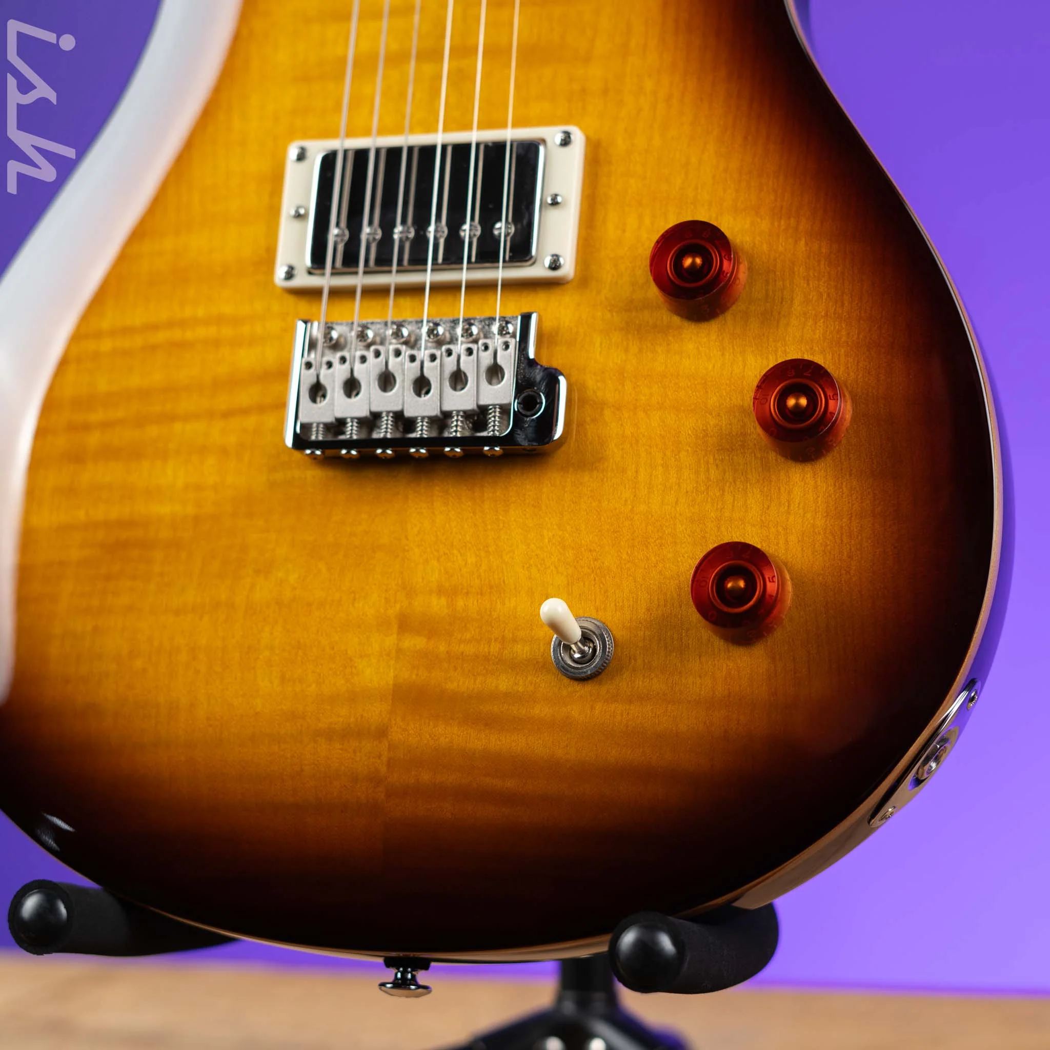 PRS SE DGT David Grissom Electric Guitar McCarty Tobacco Sunburst - Image 4