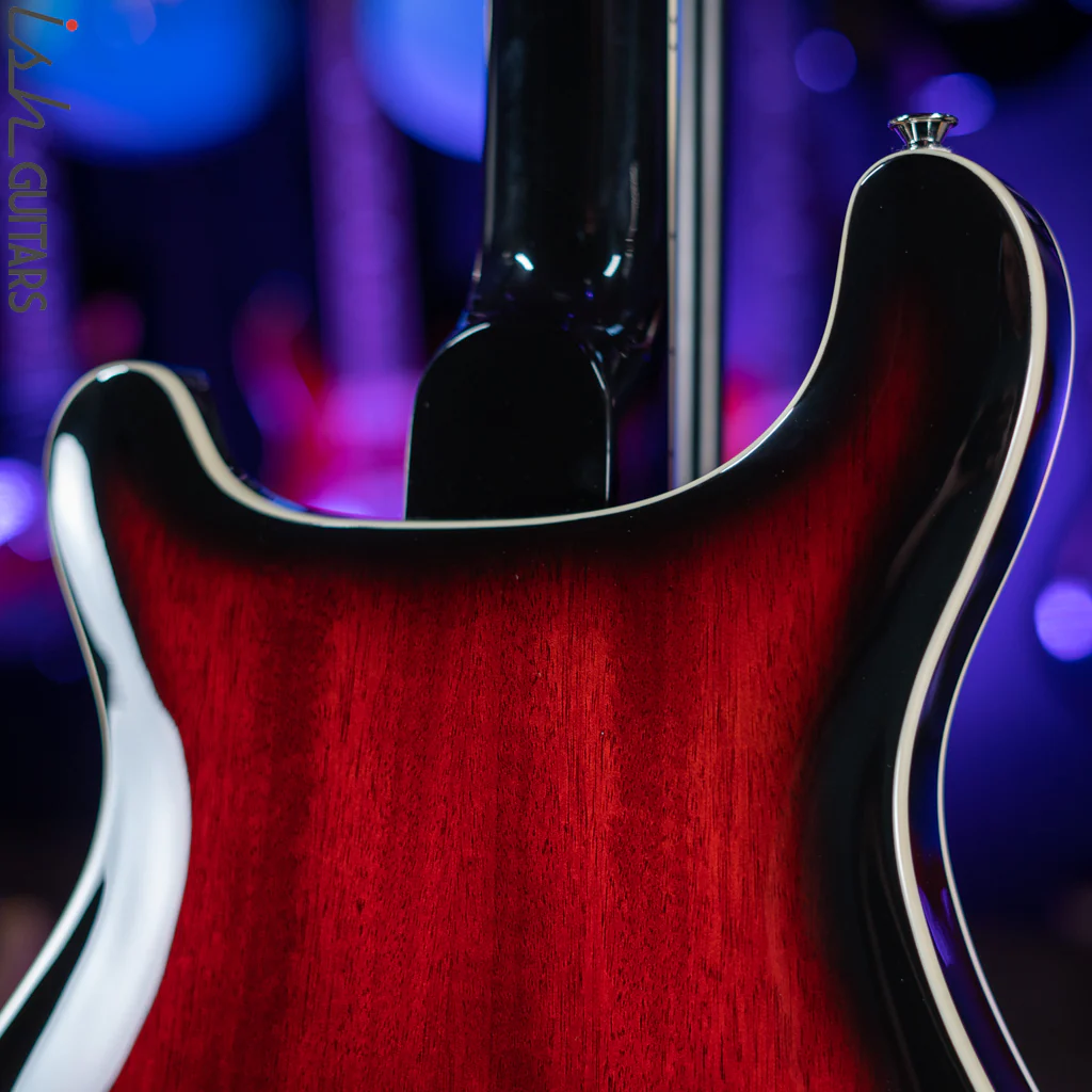 2021 PRS SE Hollowbody Standard Electric Guitar Fire Red Burst - Image 9