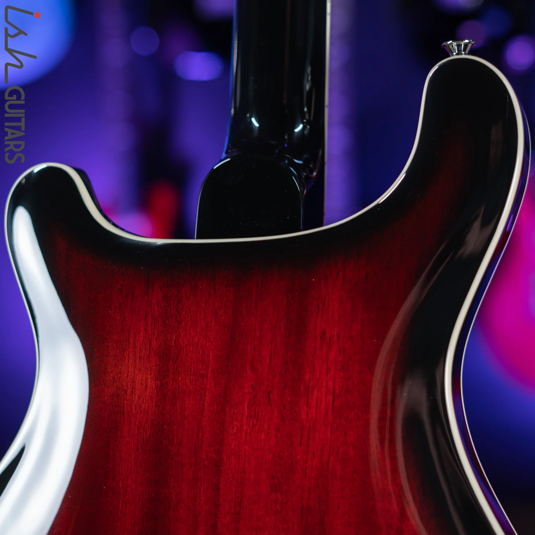 PRS SE Hollowbody Standard Electric Guitar Fire Red Burst Demo - Image 9