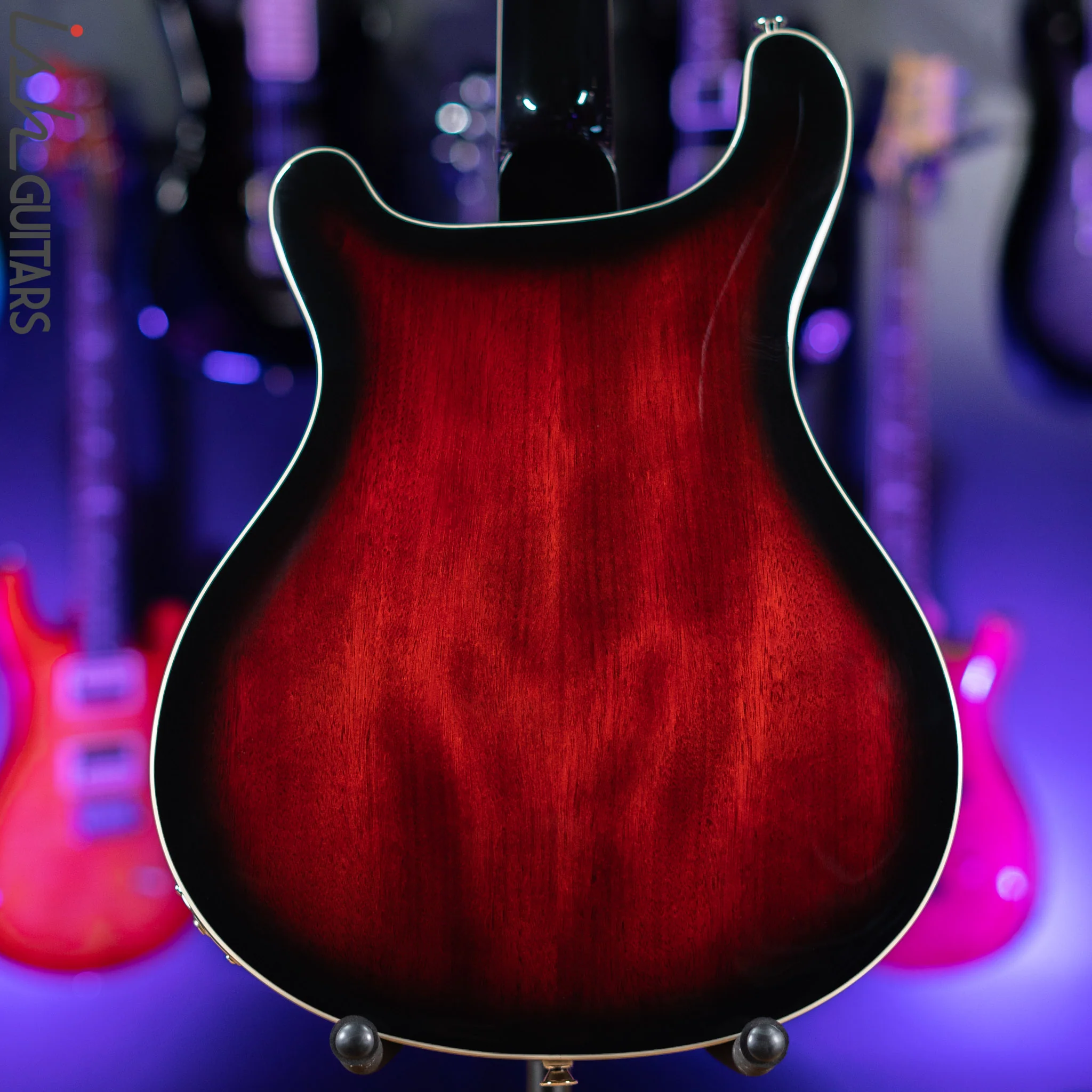 2021 PRS SE Hollowbody Standard Electric Guitar Fire Red Burst - Image 7