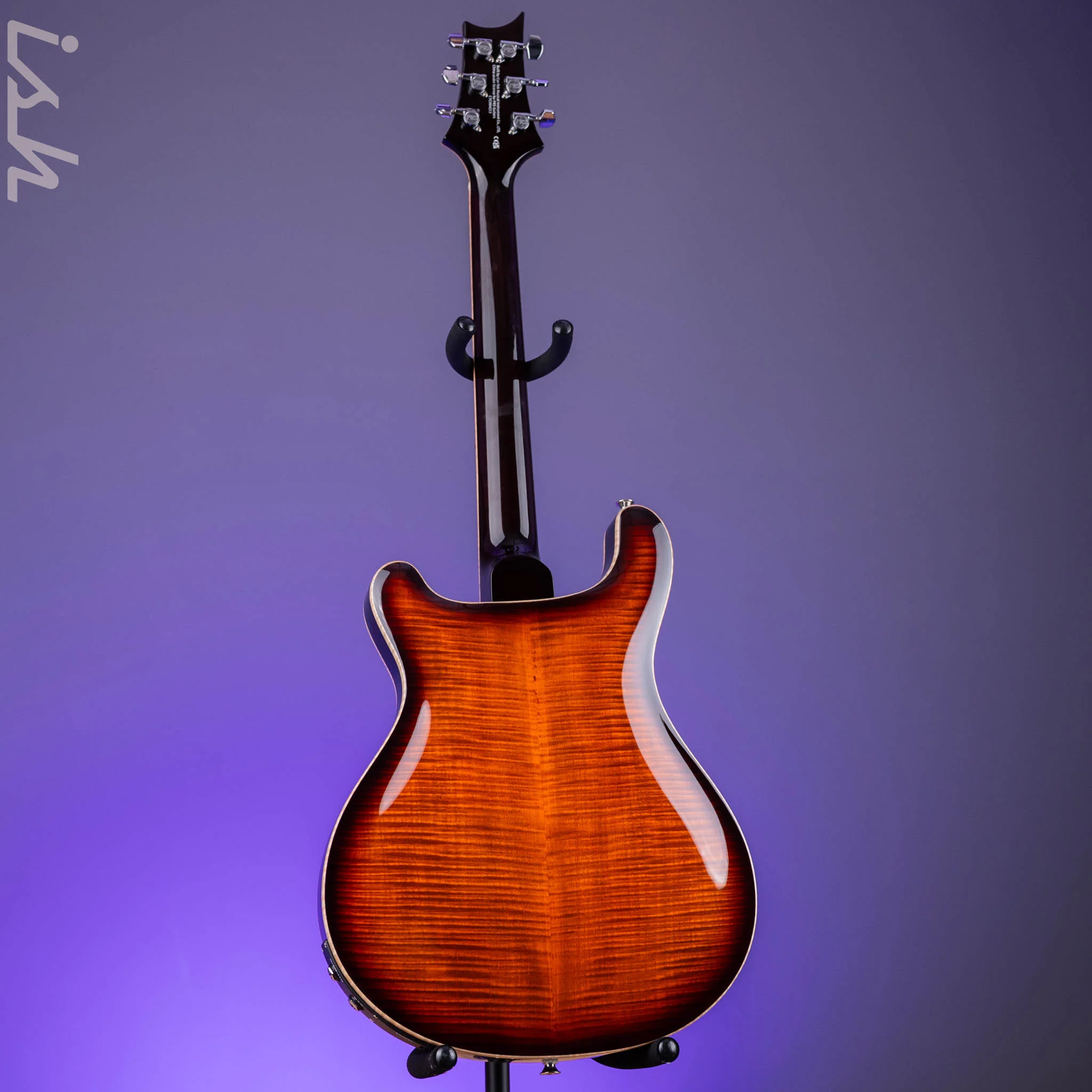 PRS SE Hollowbody II Piezo Orange Tiger Smokeburst *2025 Release!* - Image 6
