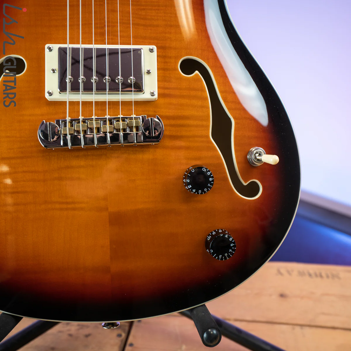 PRS SE Hollowbody II Tricolor Sunburst - Image 4