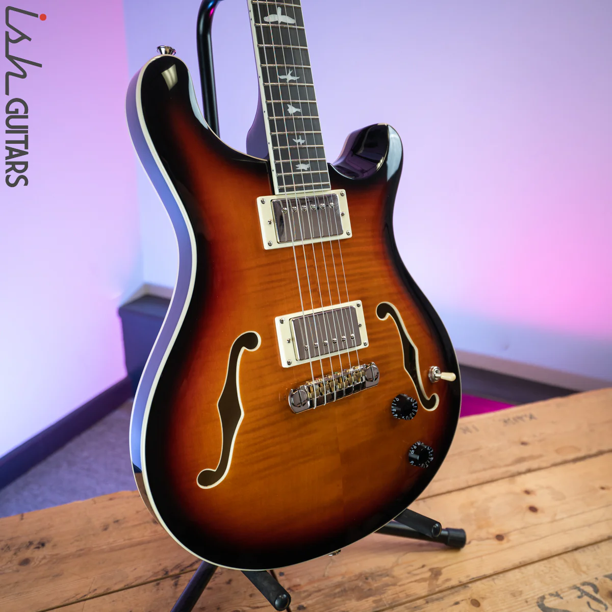 PRS SE Hollowbody II Tricolor Sunburst - Image 5