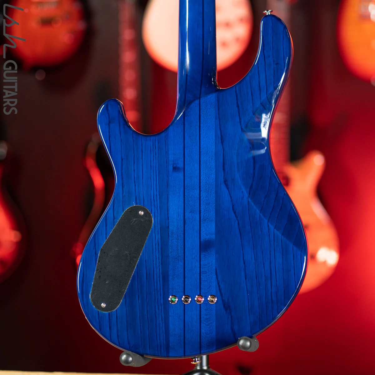PRS SE Kingfisher Bass Faded Blue Wrap Around Burst - Image 8