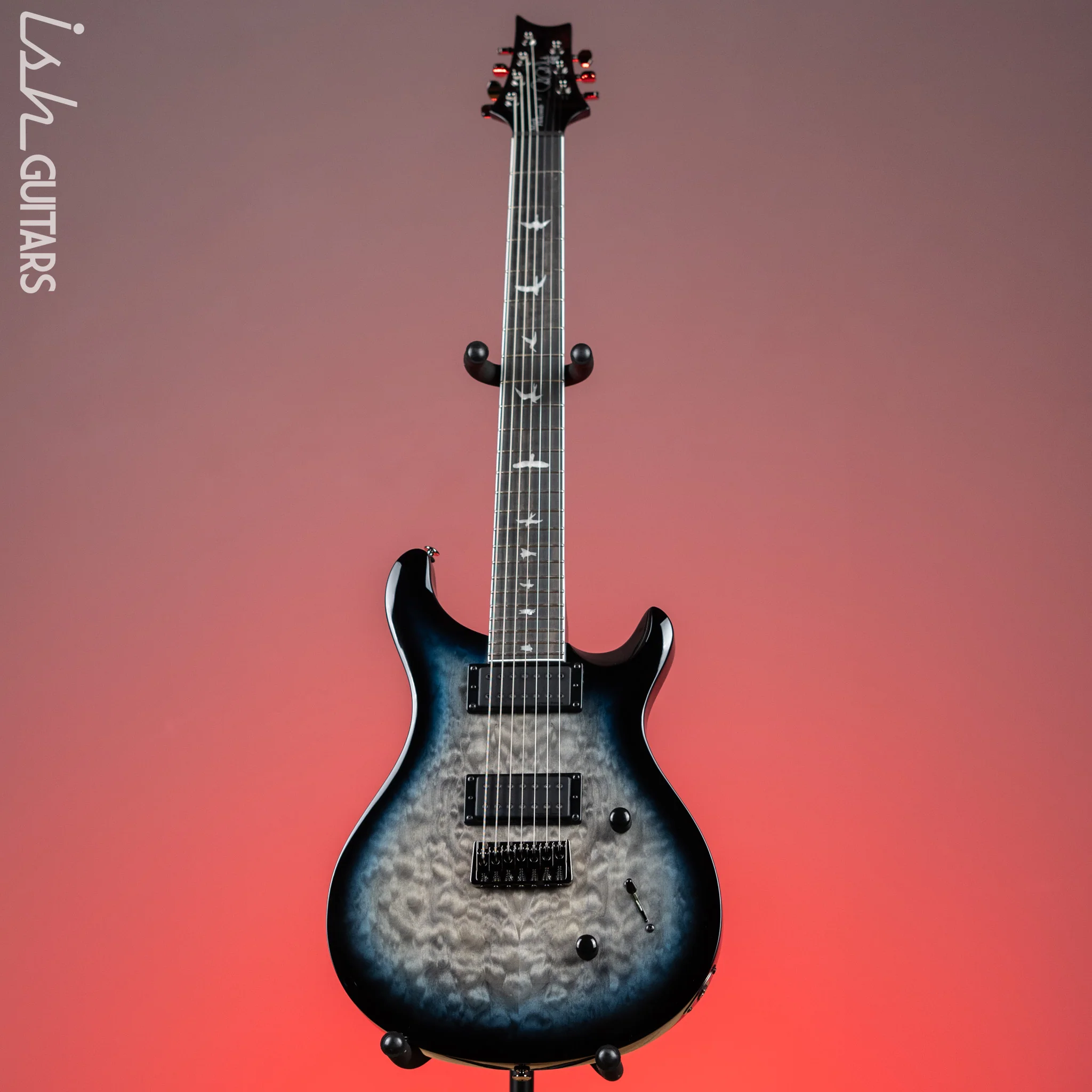 PRS SE Mark Holcomb SVN Holcomb Blue Burst 7 String - Image 2