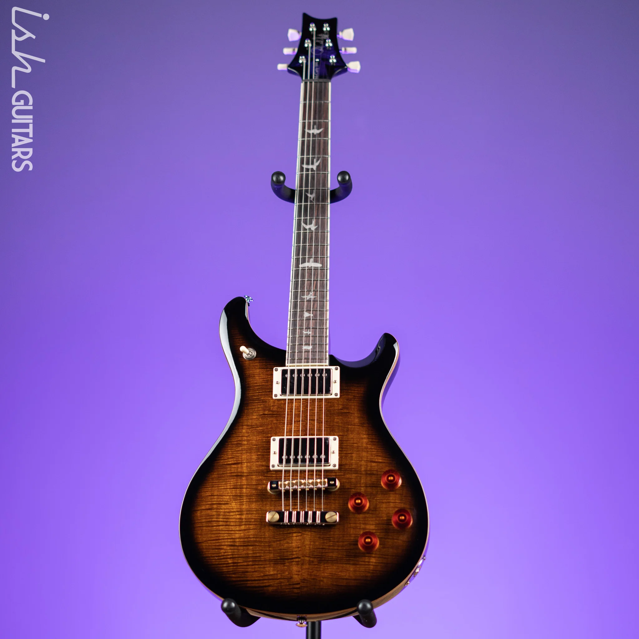 PRS SE McCarty 594 Electric Guitar Black Gold Sunburst - Image 2