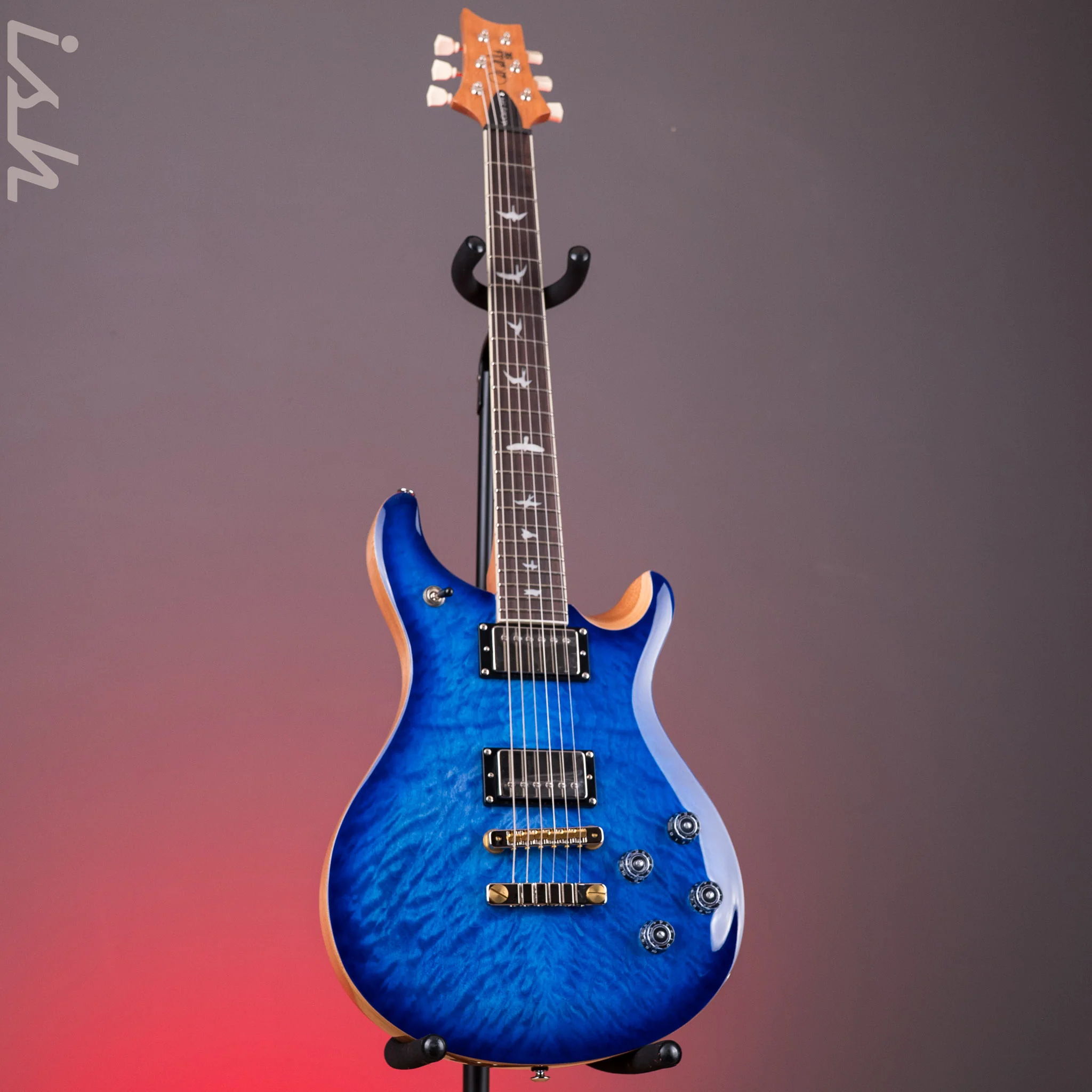 PRS SE McCarty 594 Quilt Faded Blue Burst - Image 2