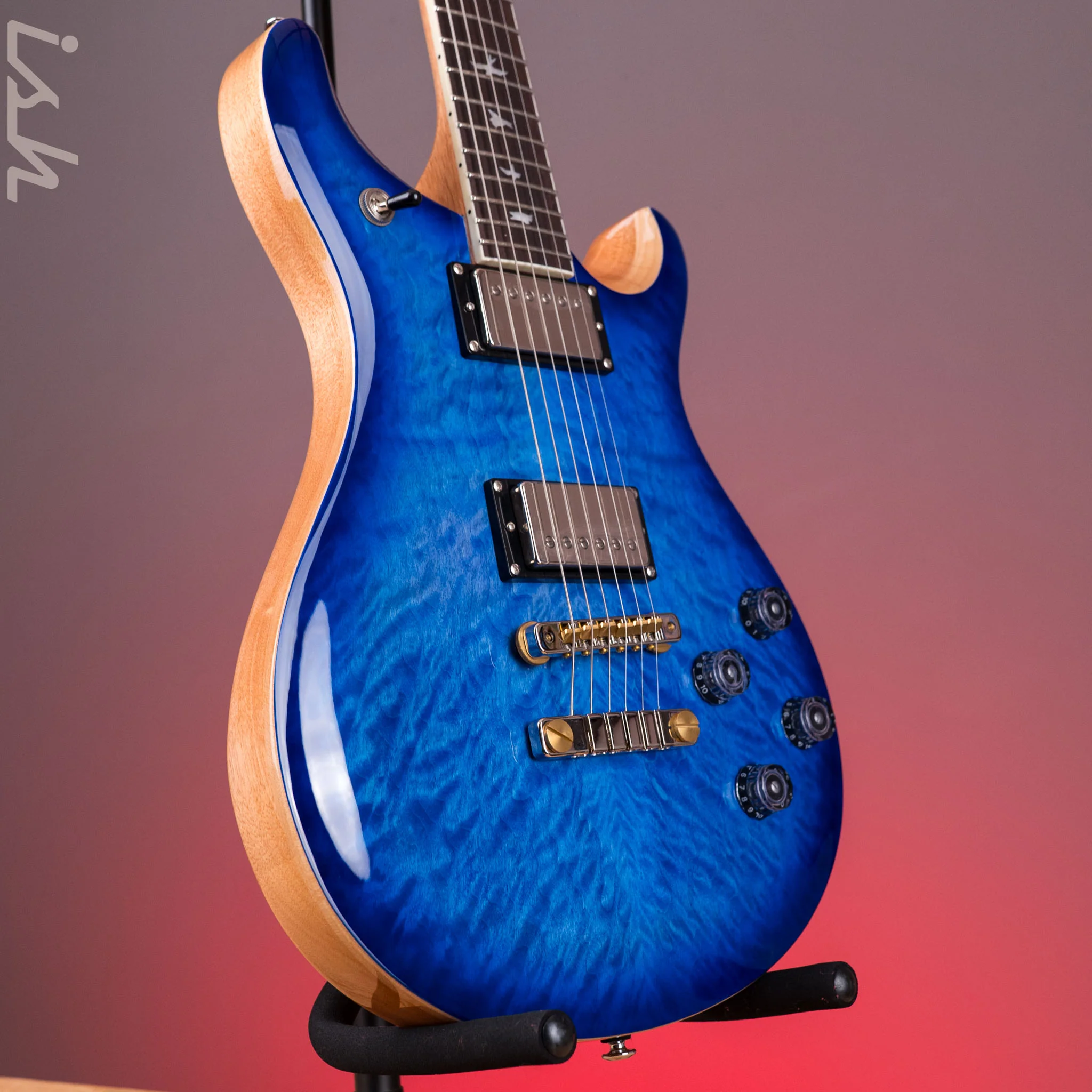 PRS SE McCarty 594 Quilt Faded Blue Burst - Image 3