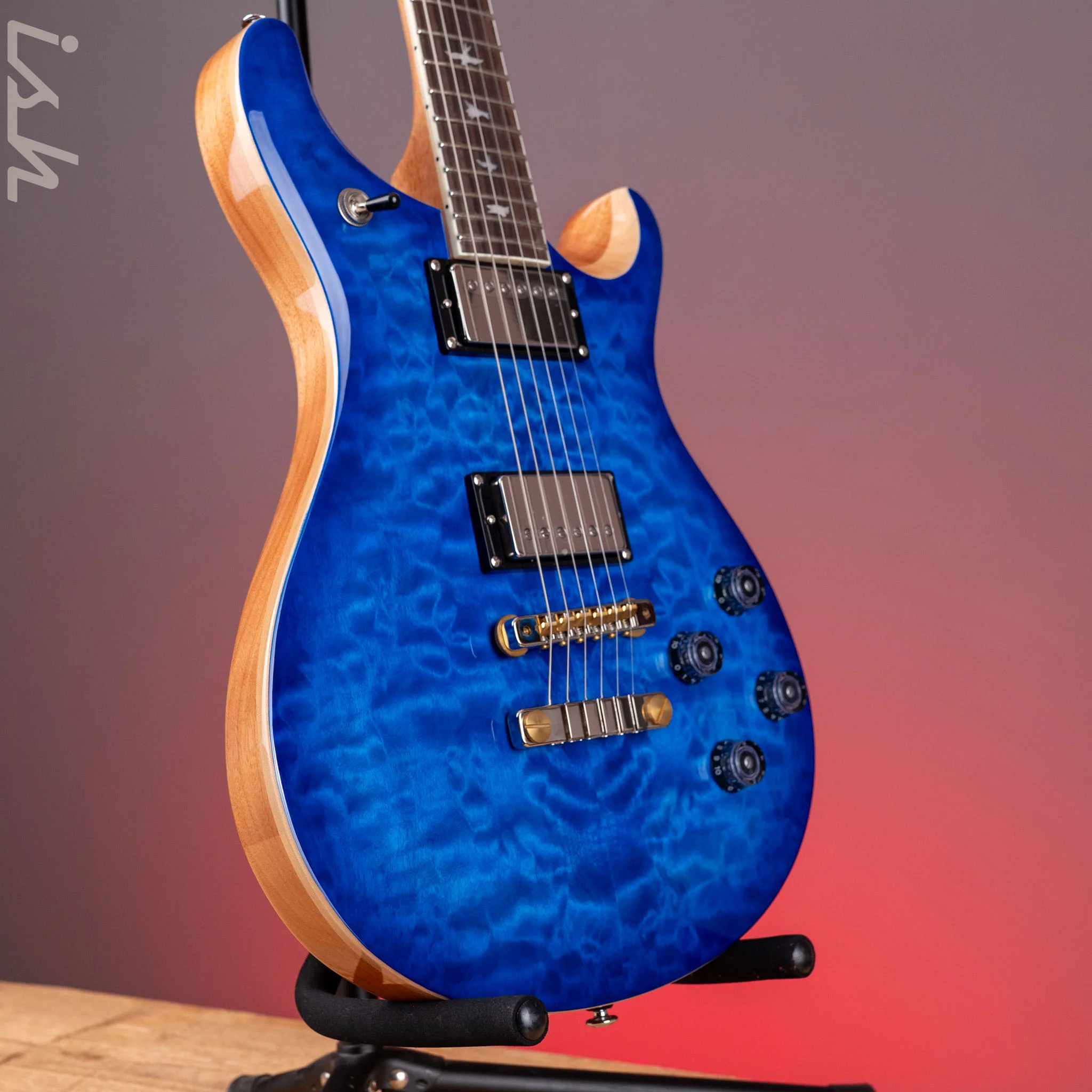 PRS SE McCarty 594 Quilt Faded Blue Burst - Image 3