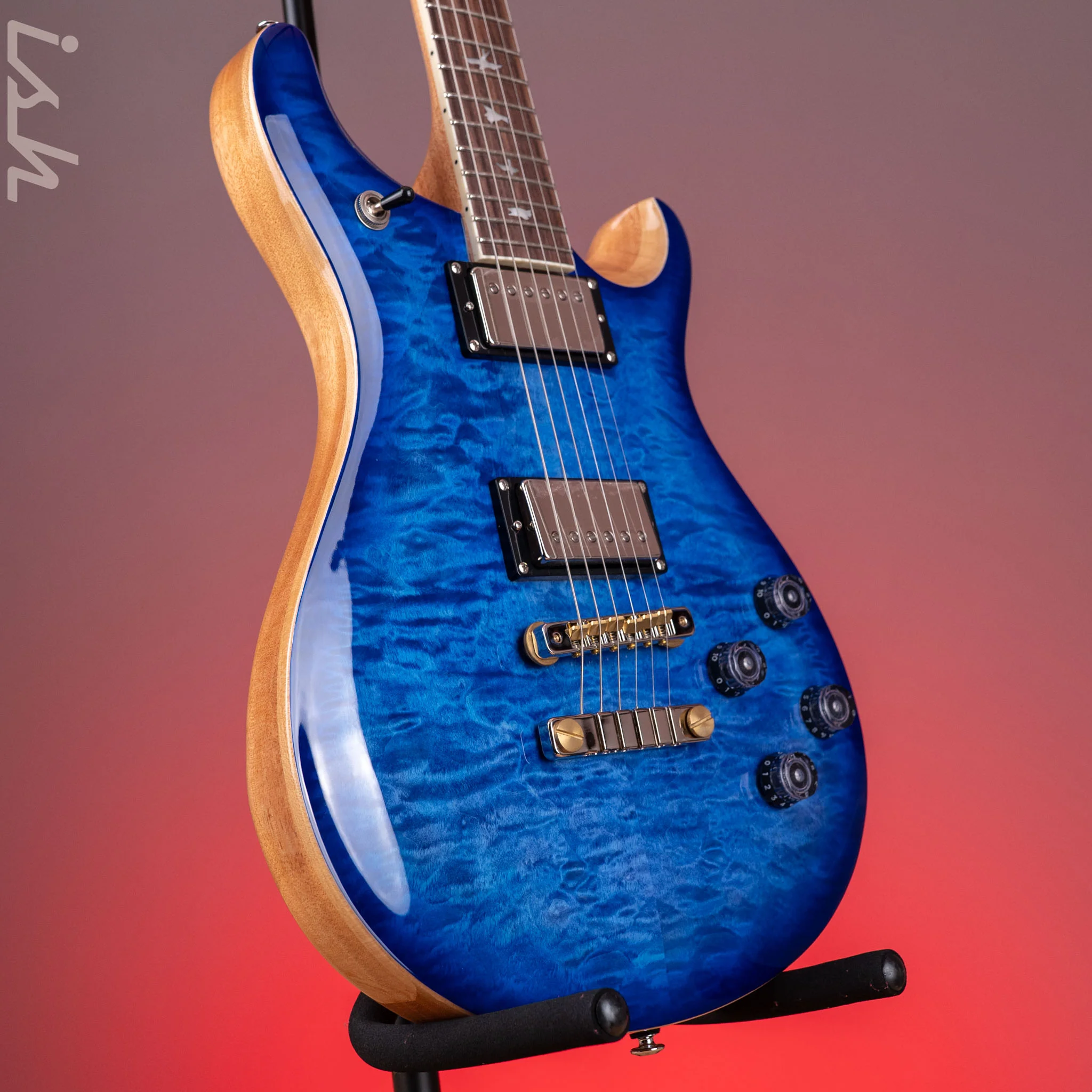 PRS SE McCarty 594 Quilt Faded Blue Burst - Image 3