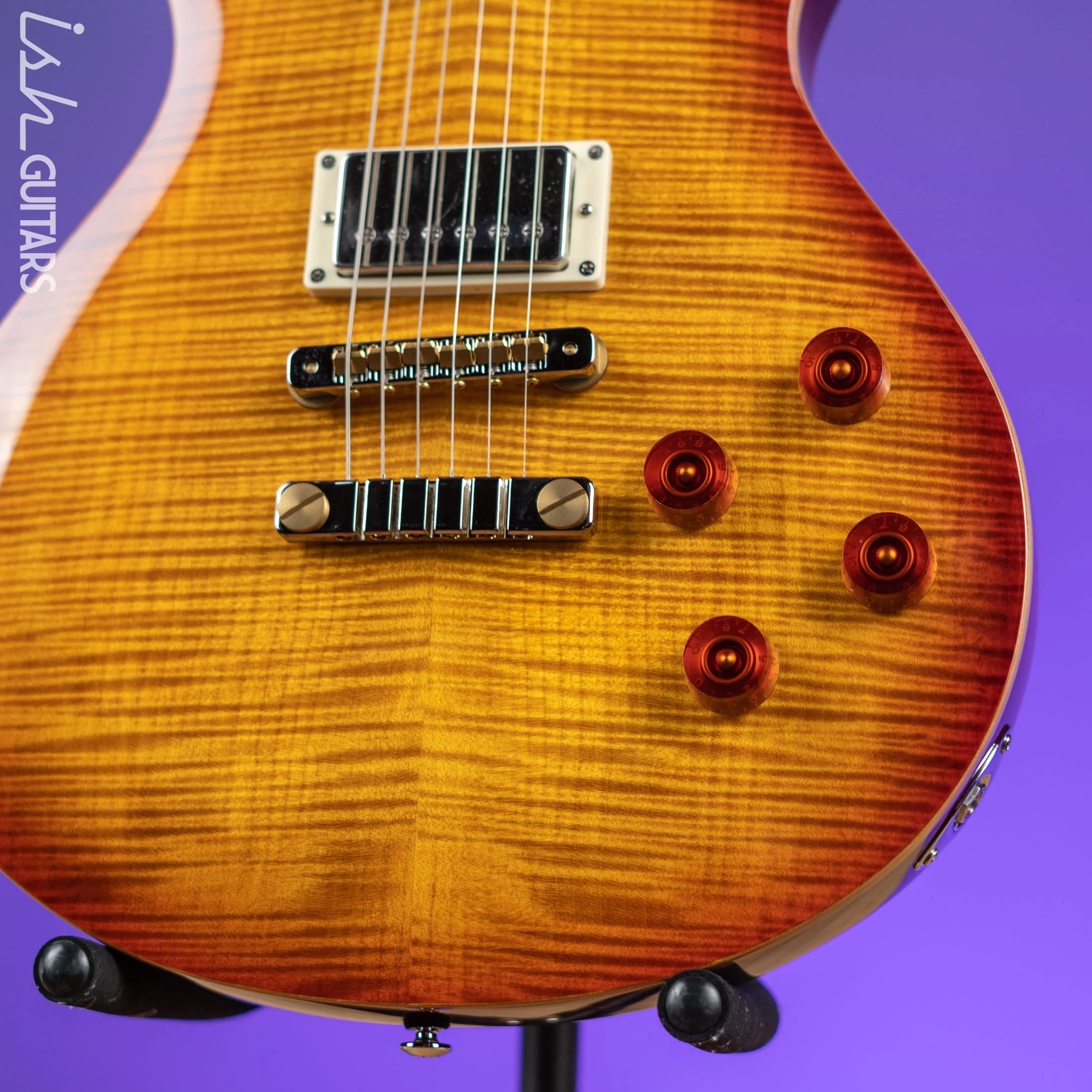PRS SE McCarty 594 Singlecut Electric Guitar Vintage Sunburst - Image 4