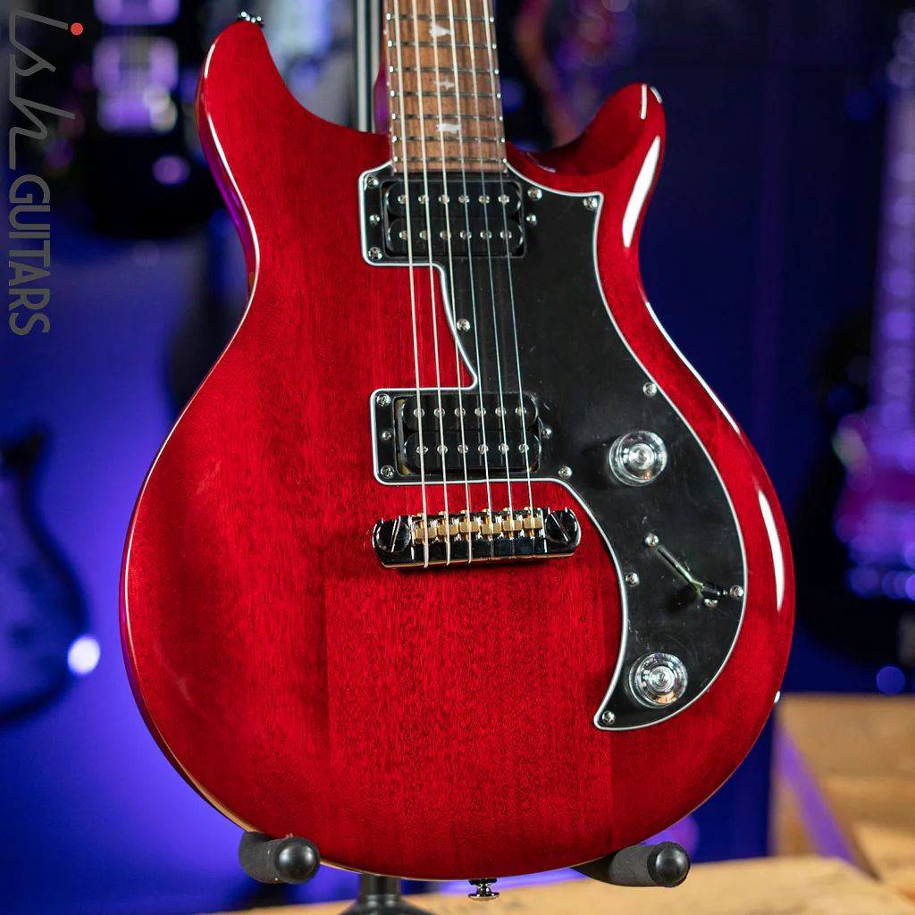 2021 PRS SE Mira Electric Guitar Vintage Cherry