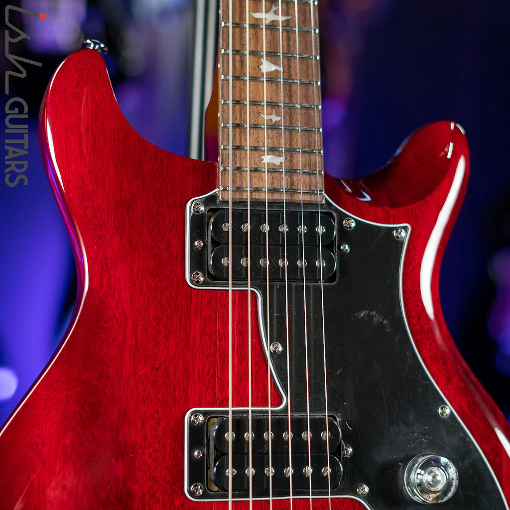 2021 PRS SE Mira Electric Guitar Vintage Cherry - Image 2