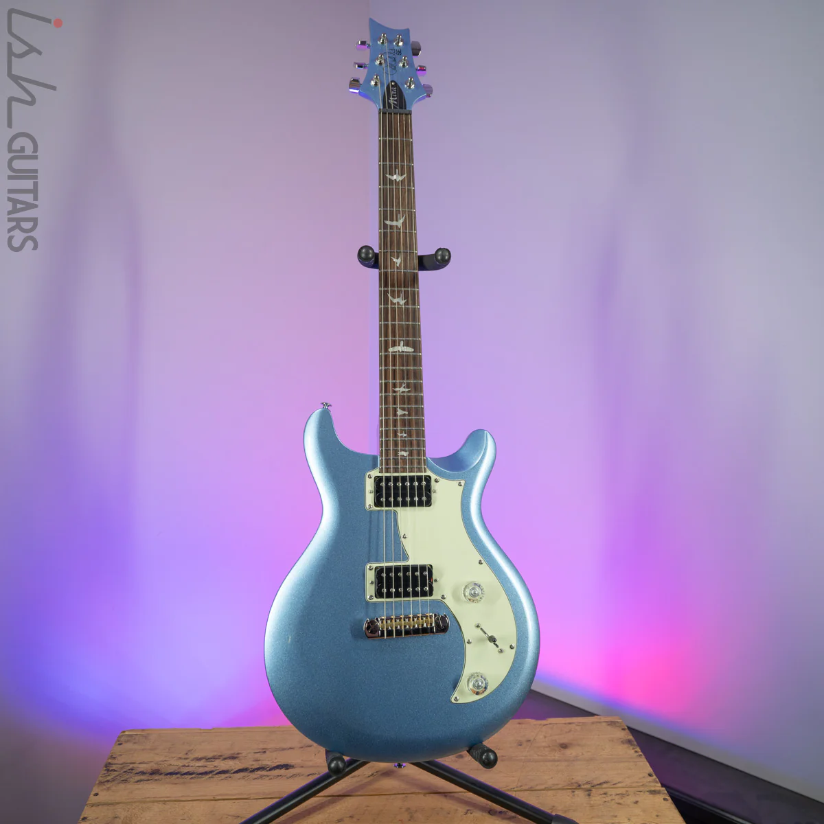 2020 PRS SE Mira Frost Blue Metallic - Image 2