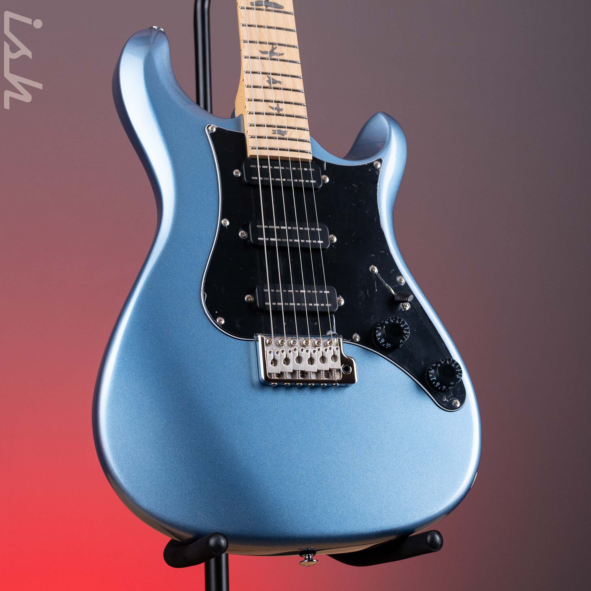 PRS SE NF3 Electric Guitar Ice Blue Metallic Maple Fretboard