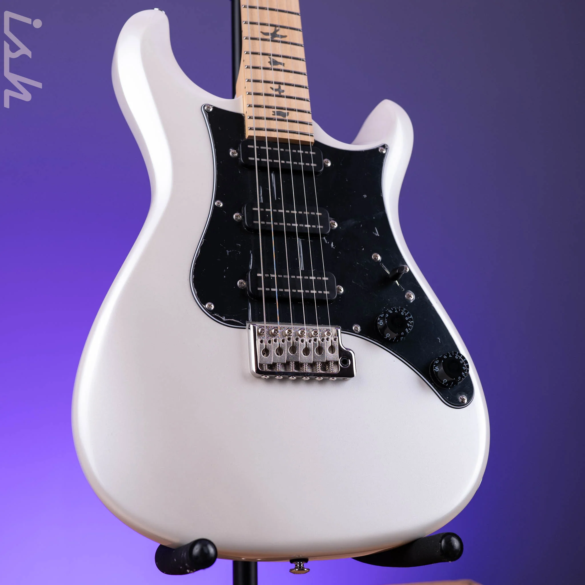 PRS SE NF3 Electric Guitar White Pearl Maple Fretboard