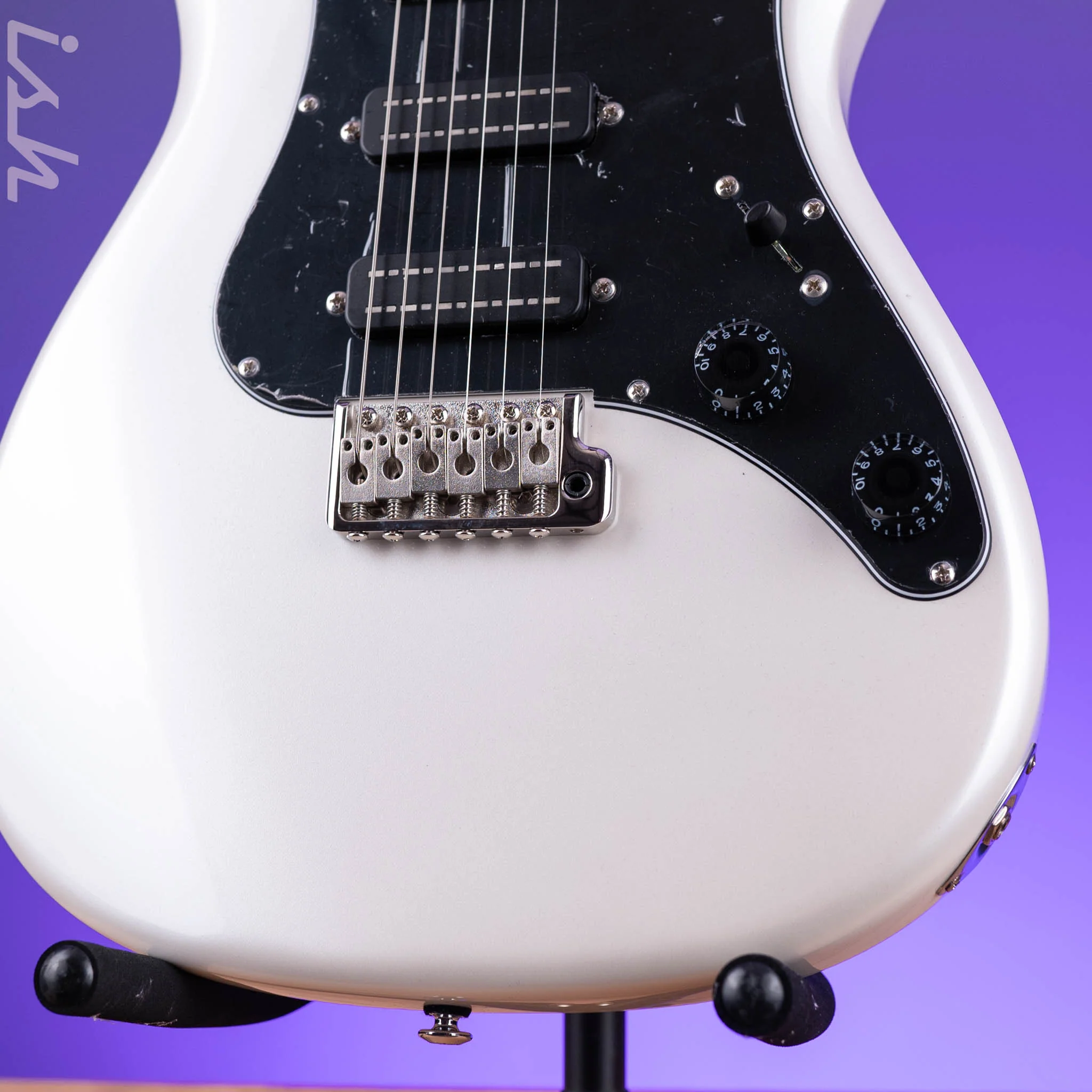 PRS SE NF3 Electric Guitar White Pearl Maple Fretboard - Image 4