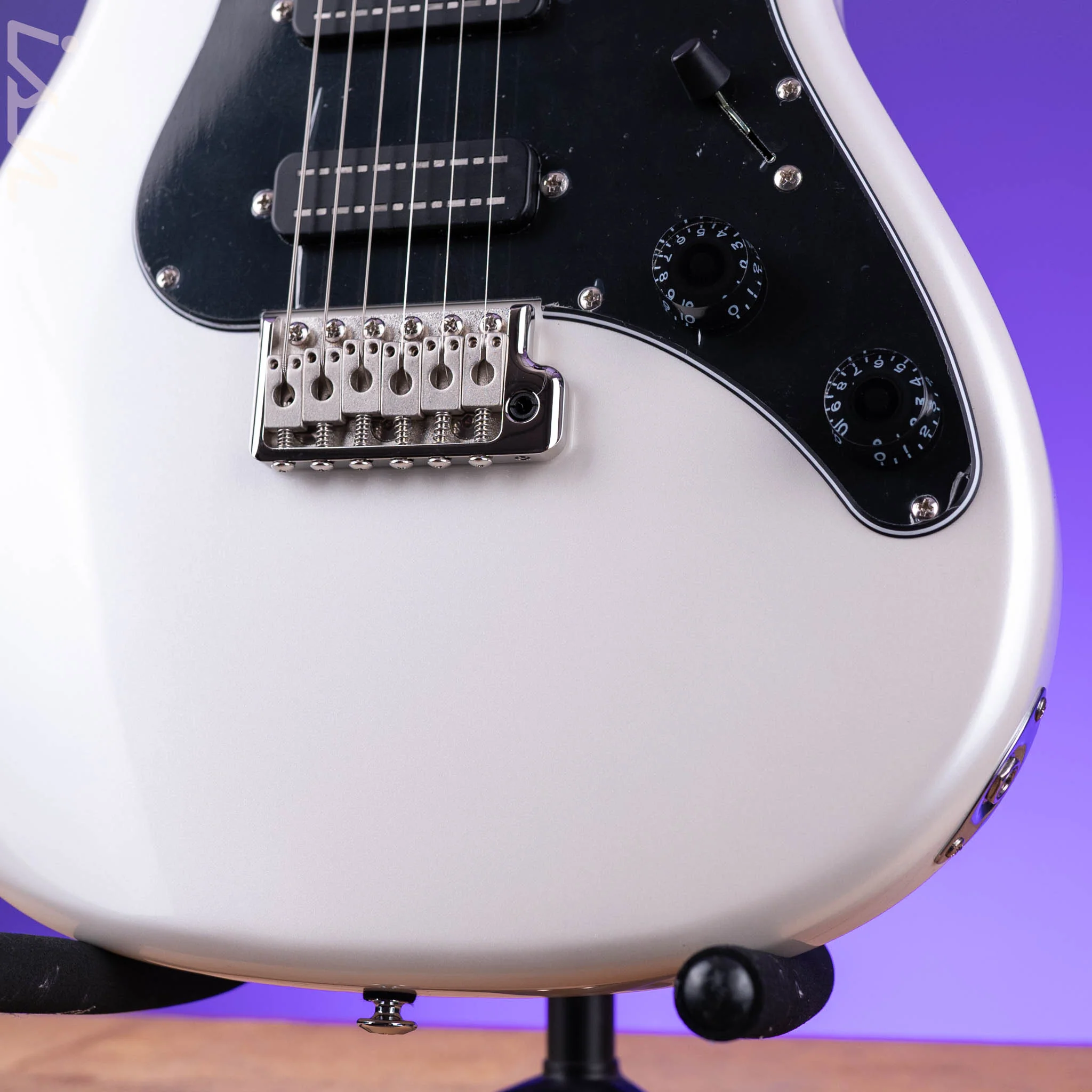 PRS SE NF3 Electric Guitar White Pearl Maple Fretboard Demo - Image 4