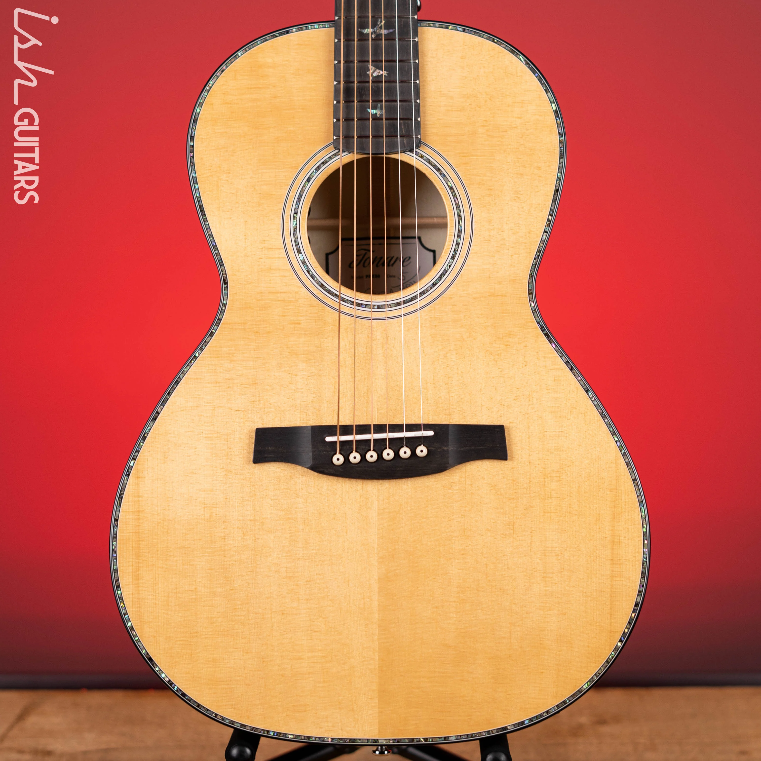 PRS SE P50E Tonare Parlor Acoustic Guitar Black Gold