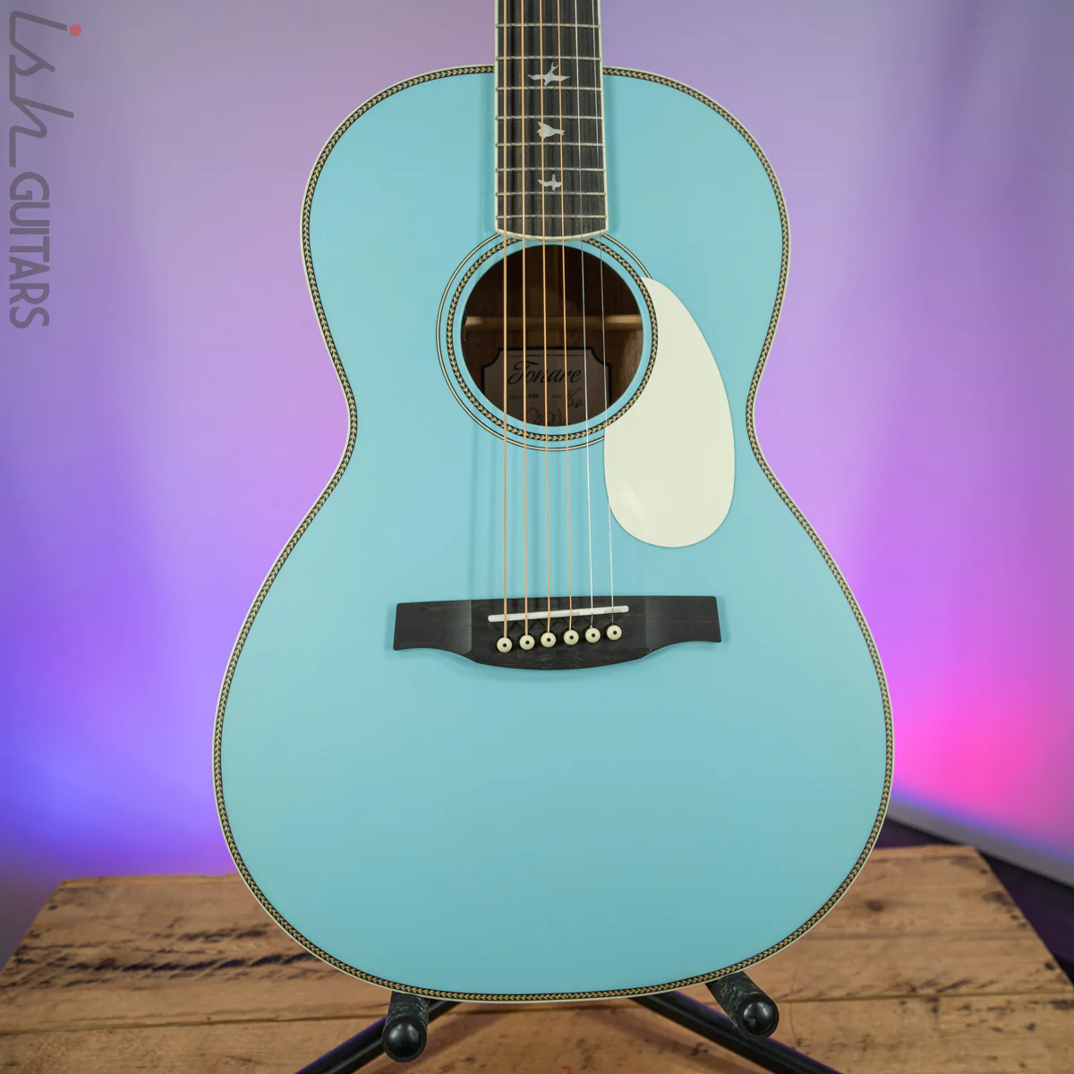 PRS SE P20E Parlor Acoustic Electric Powder Blue