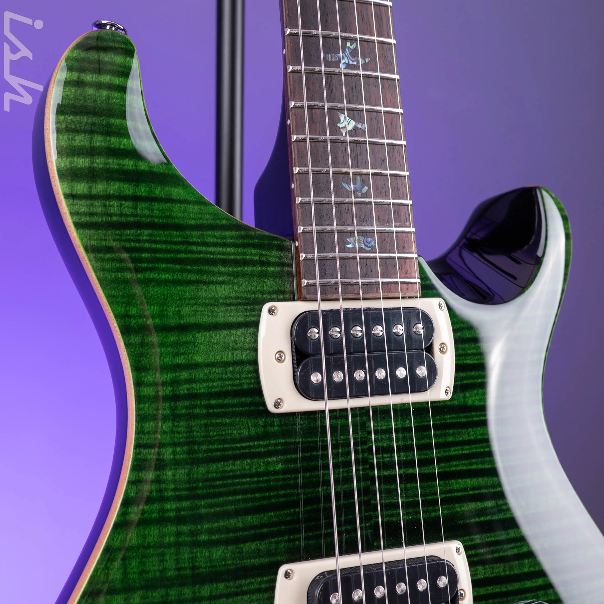 PRS SE Paul's Guitar Teal Black *New Color* - Image 4