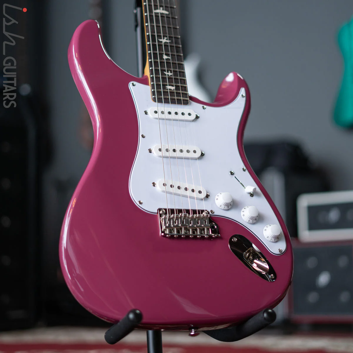 PRS SE Silver Sky Dragon Fruit Demo