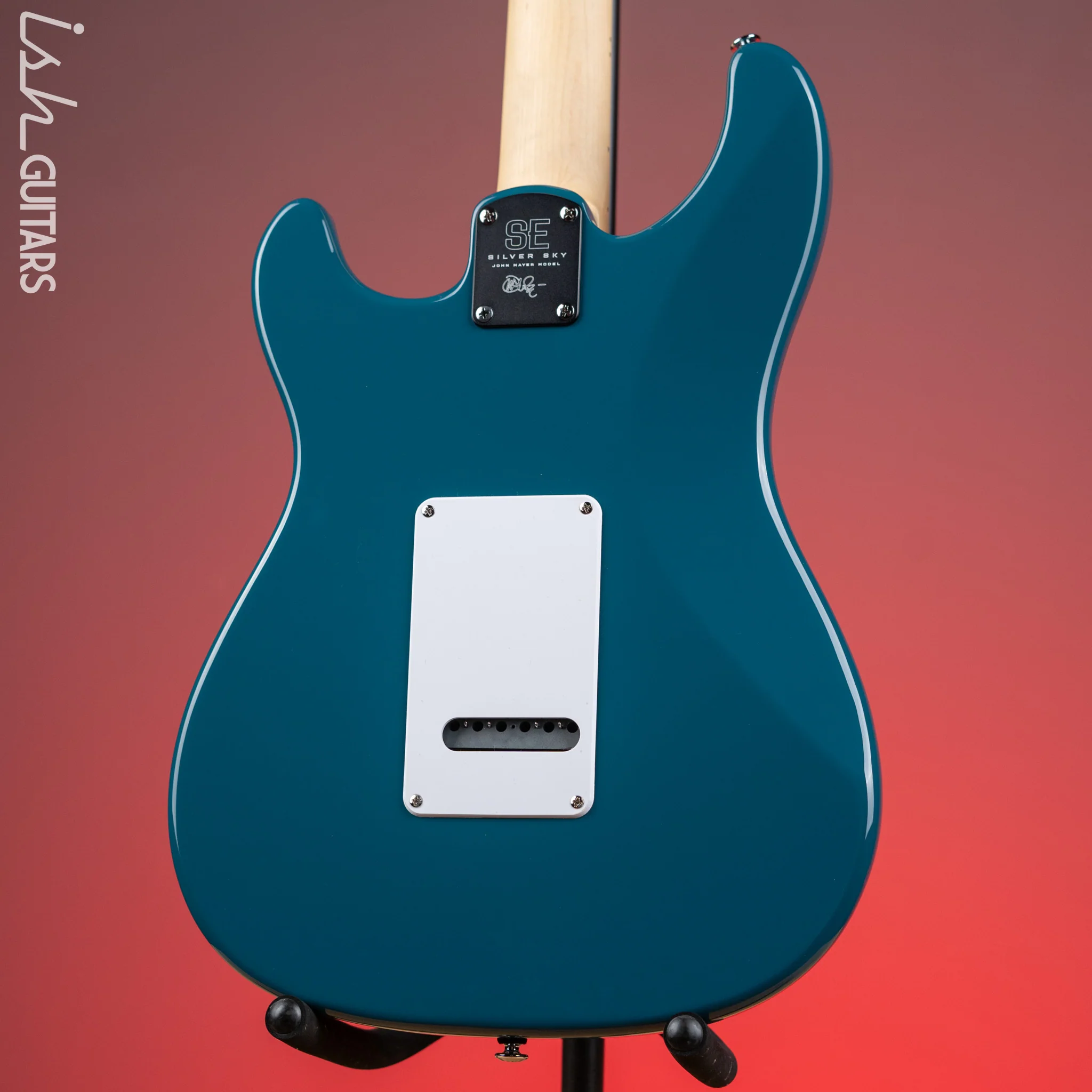 PRS SE Silver Sky Electric Guitar Nylon Blue - Maple Fretboard - Demo - Image 7