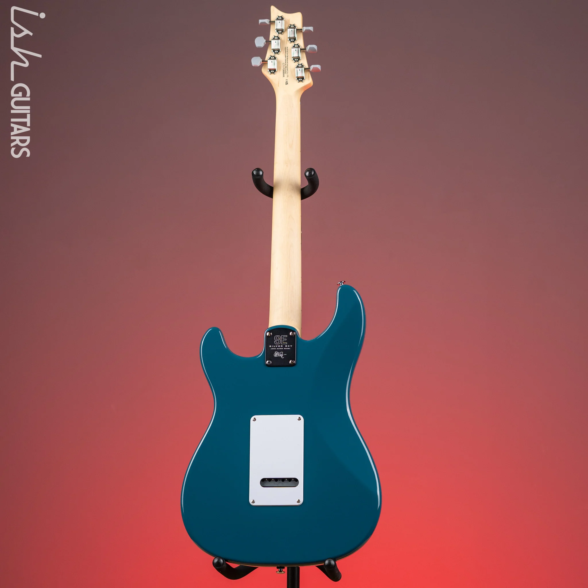 PRS SE Silver Sky Electric Guitar Nylon Blue - Maple Fretboard Demo - Image 6