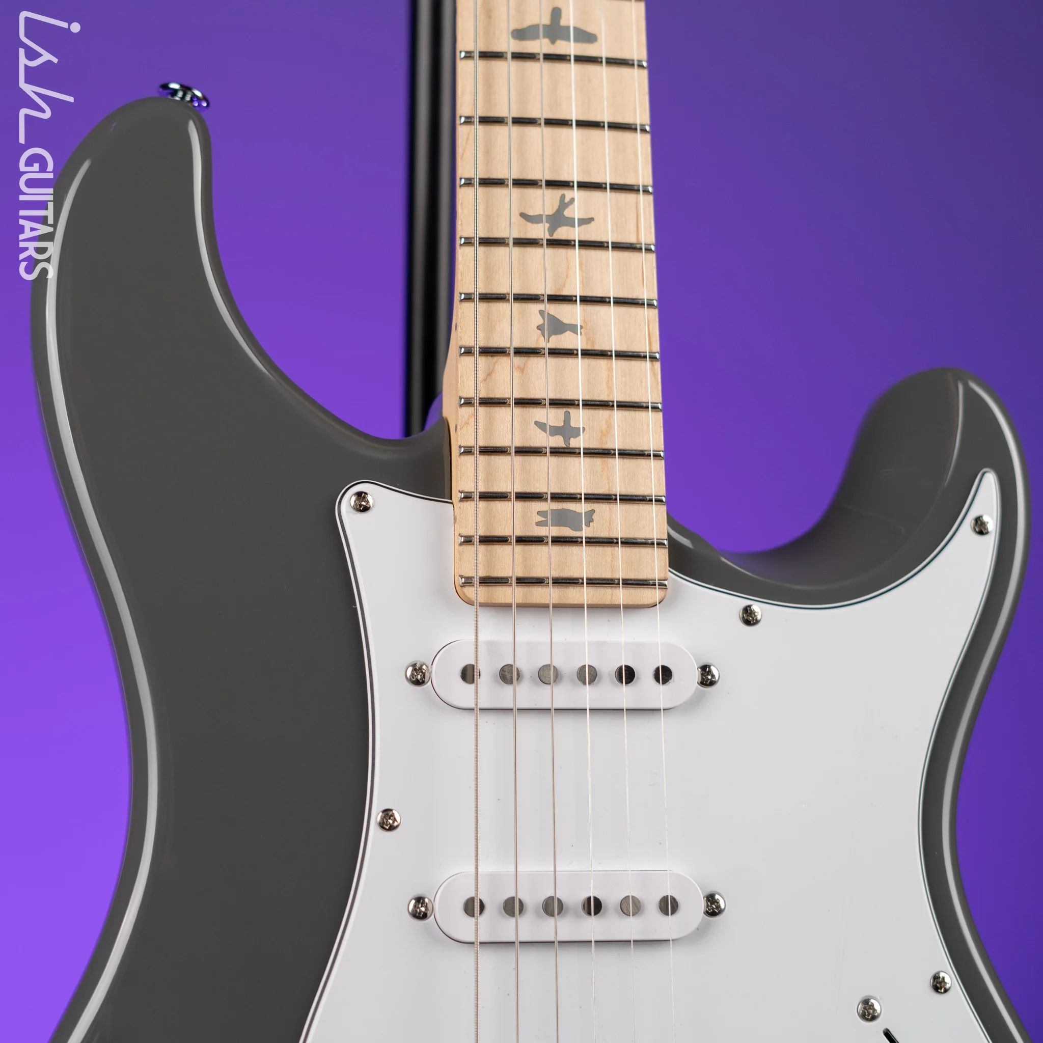 PRS SE Silver Sky Electric Guitar Overland Gray - Maple Fretboard Demo - Image 3