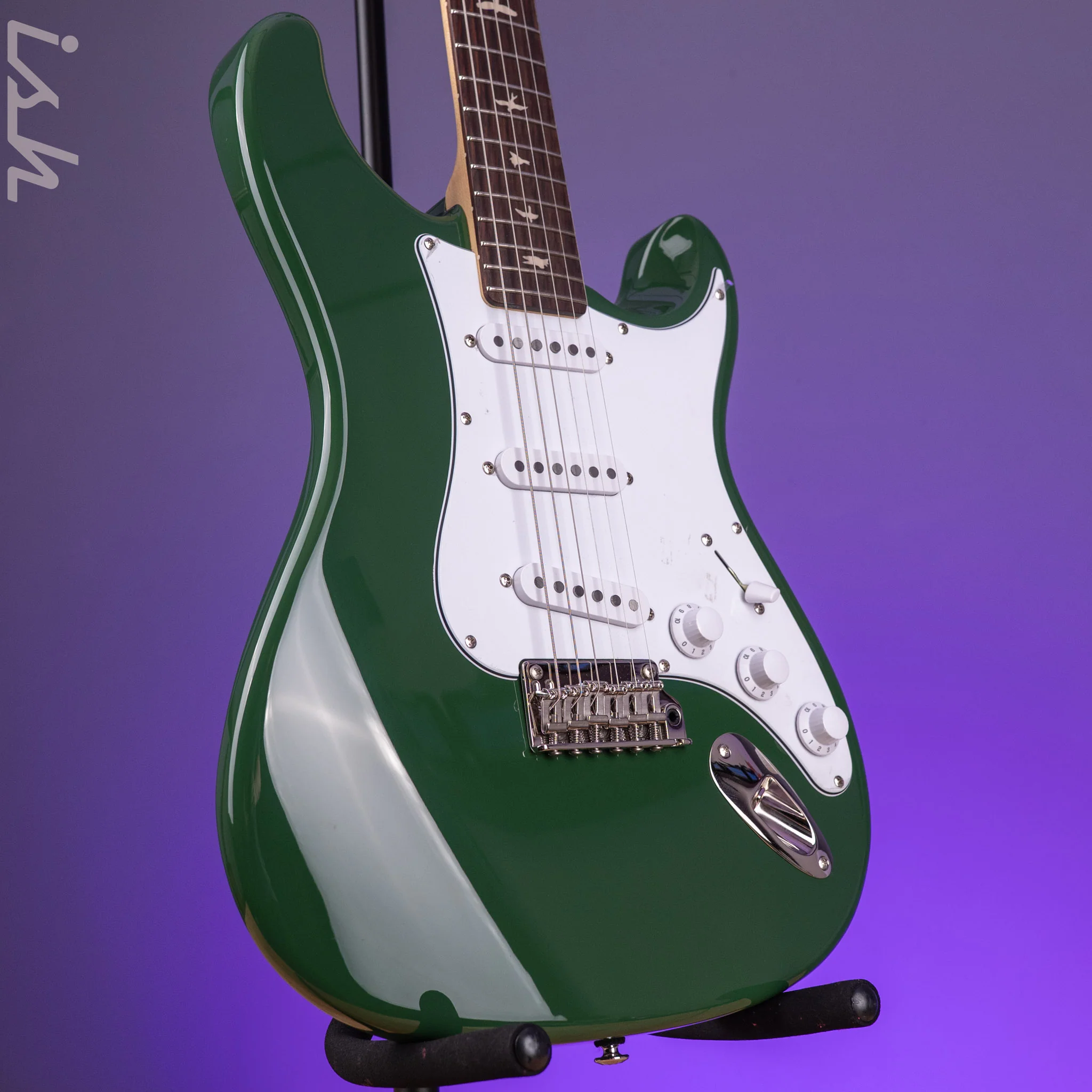 PRS SE Silver Sky Rosewood Board Laurel Green Demo - Image 3