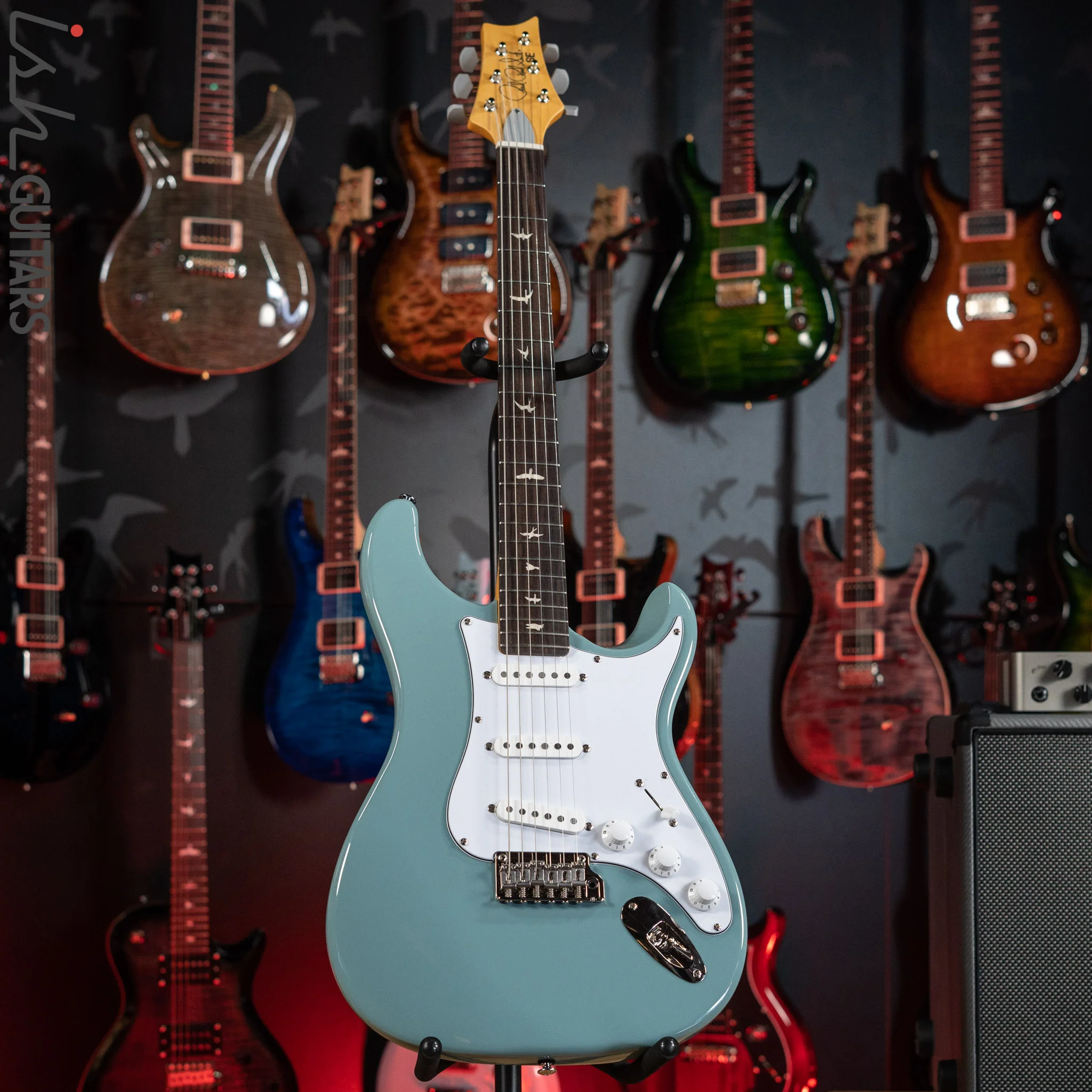 PRS SE Silver Sky Stone Blue Demo - Image 2