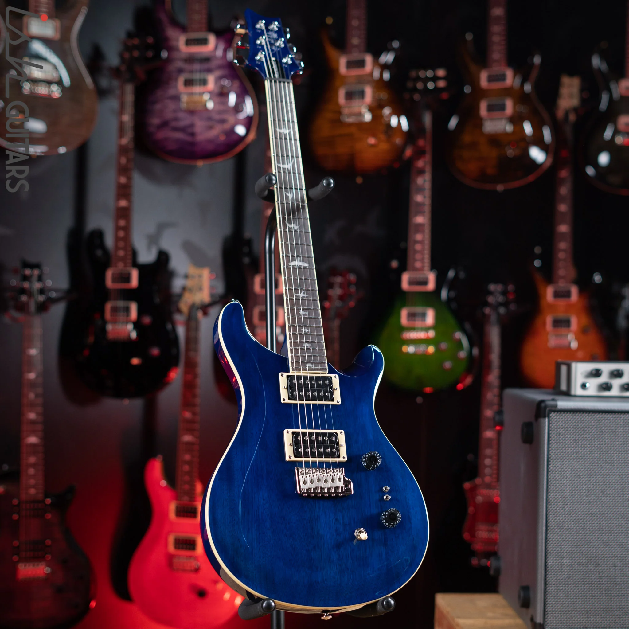 PRS SE Standard 24-08 Electric Guitar Translucent Blue - Image 2