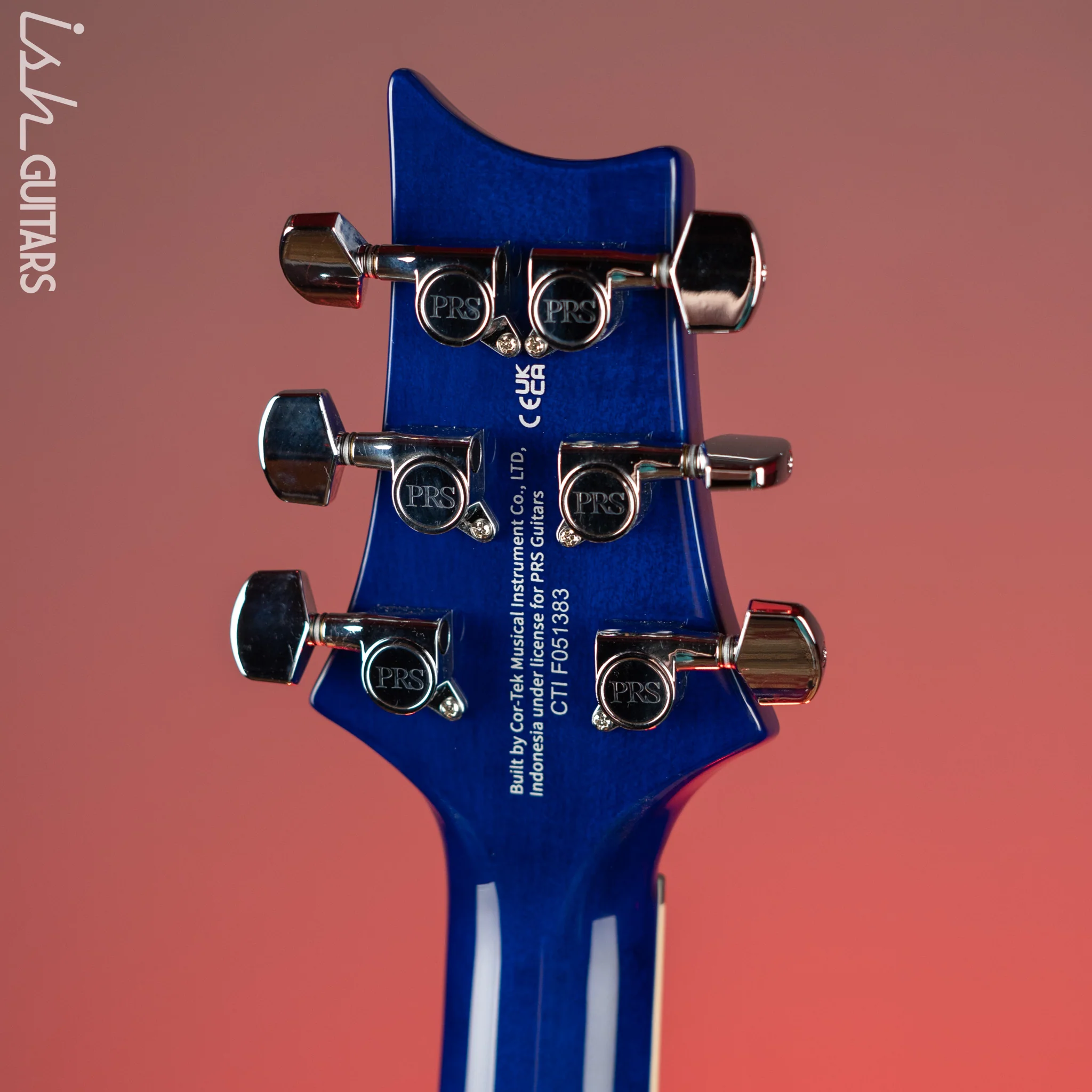 PRS SE Standard 24-08 Left-Handed Electric Guitar Translucent Blue - Image 10