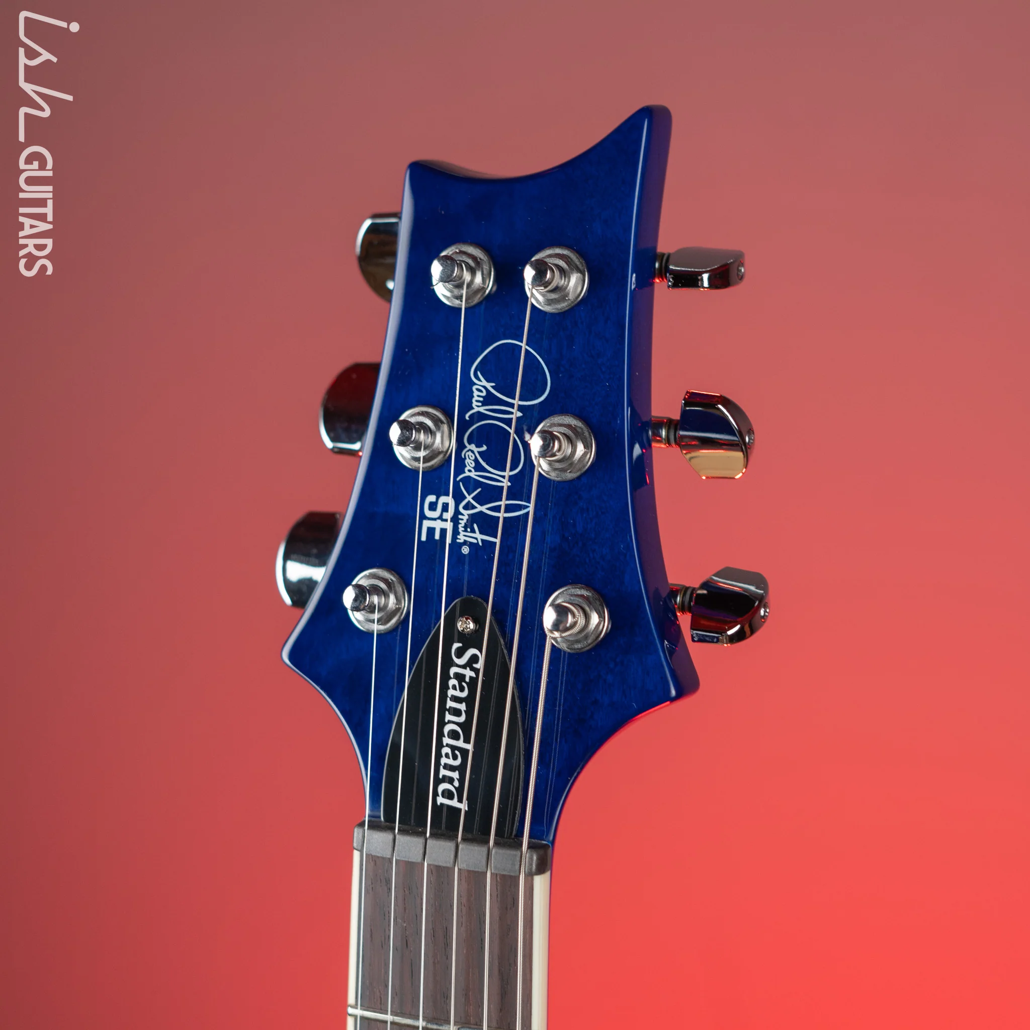 PRS SE Standard 24-08 Left-Handed Electric Guitar Translucent Blue - Image 5