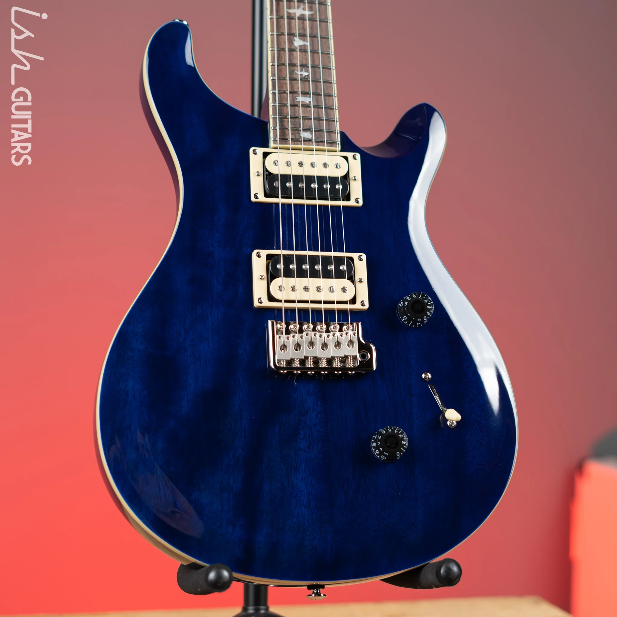 PRS SE Standard 24 Electric Guitar Translucent Blue