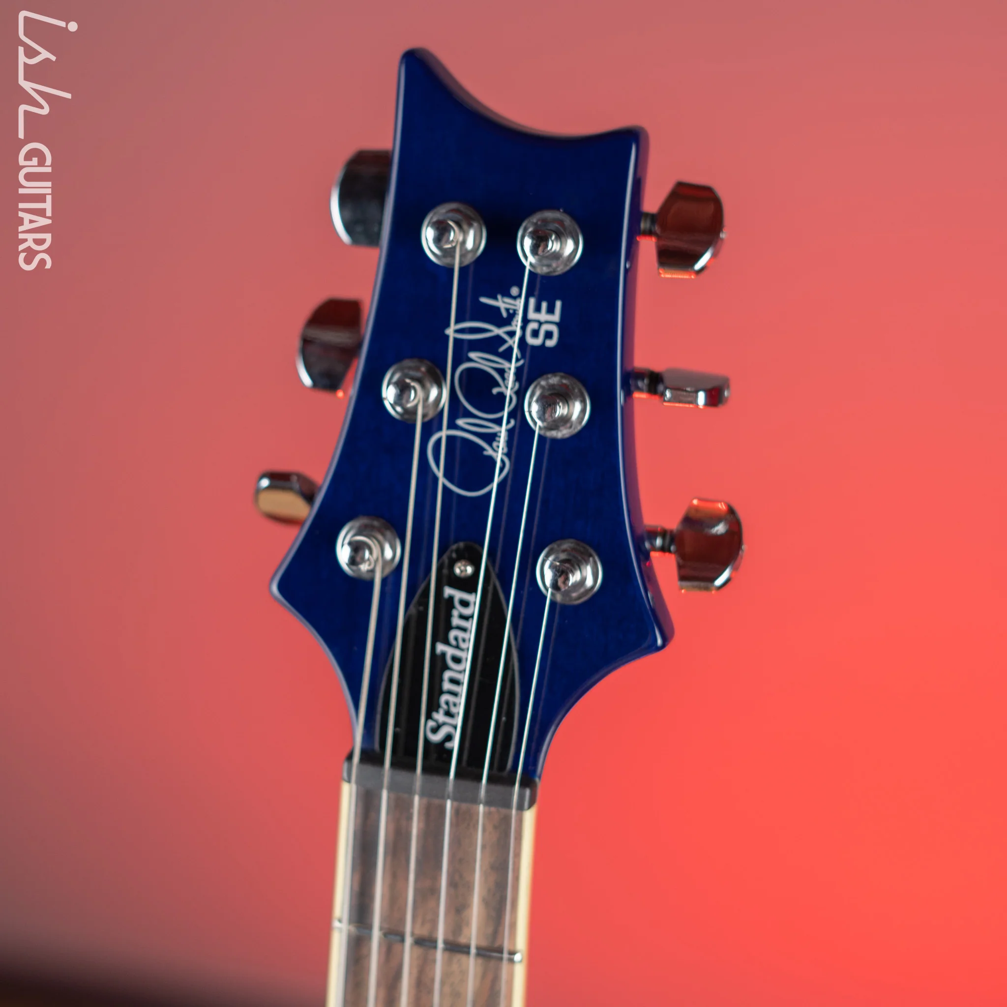 PRS SE Standard 24 Electric Guitar Translucent Blue - Image 5