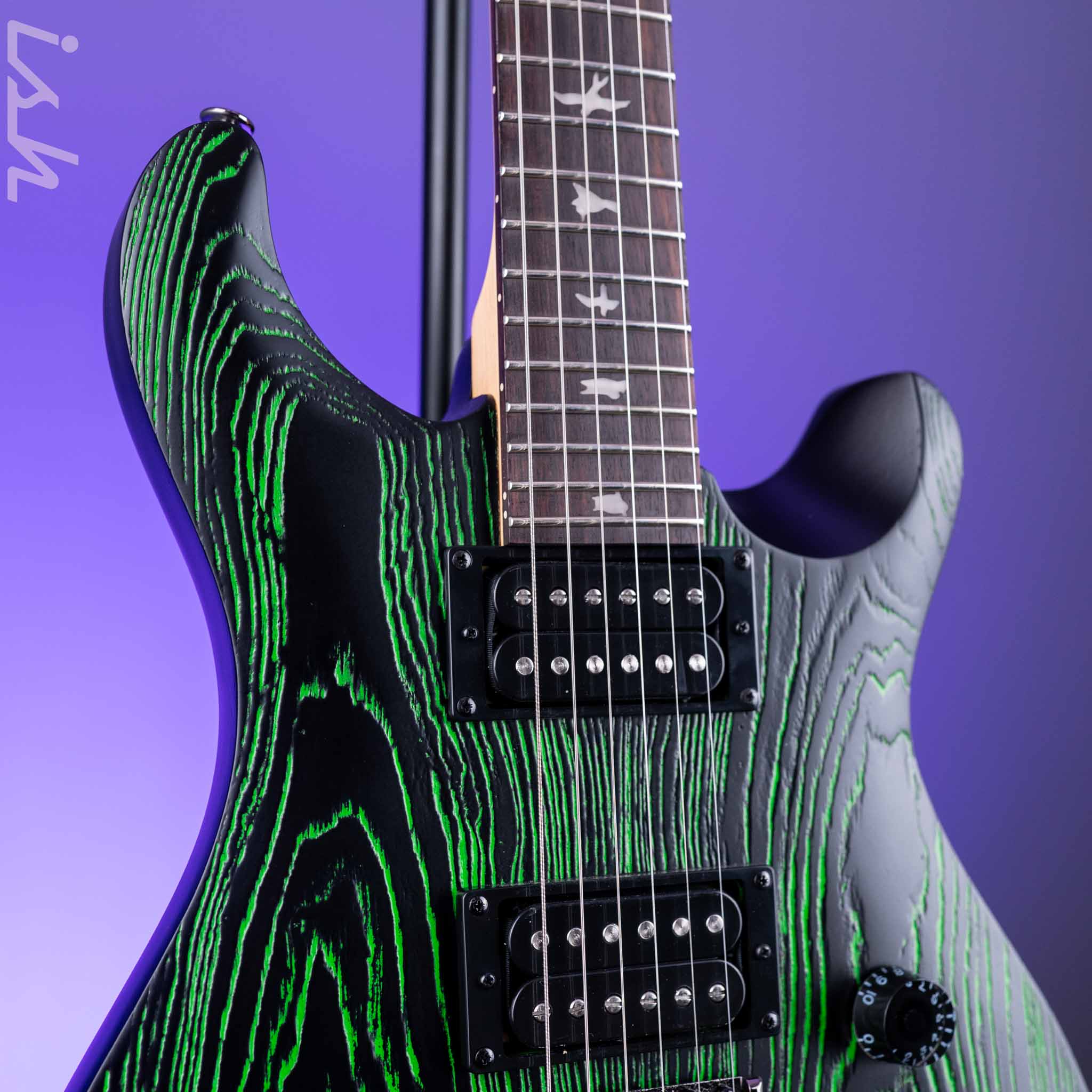 PRS SE Swamp Ash CE 24 Limited Edition Sandblasted Green - Image 3