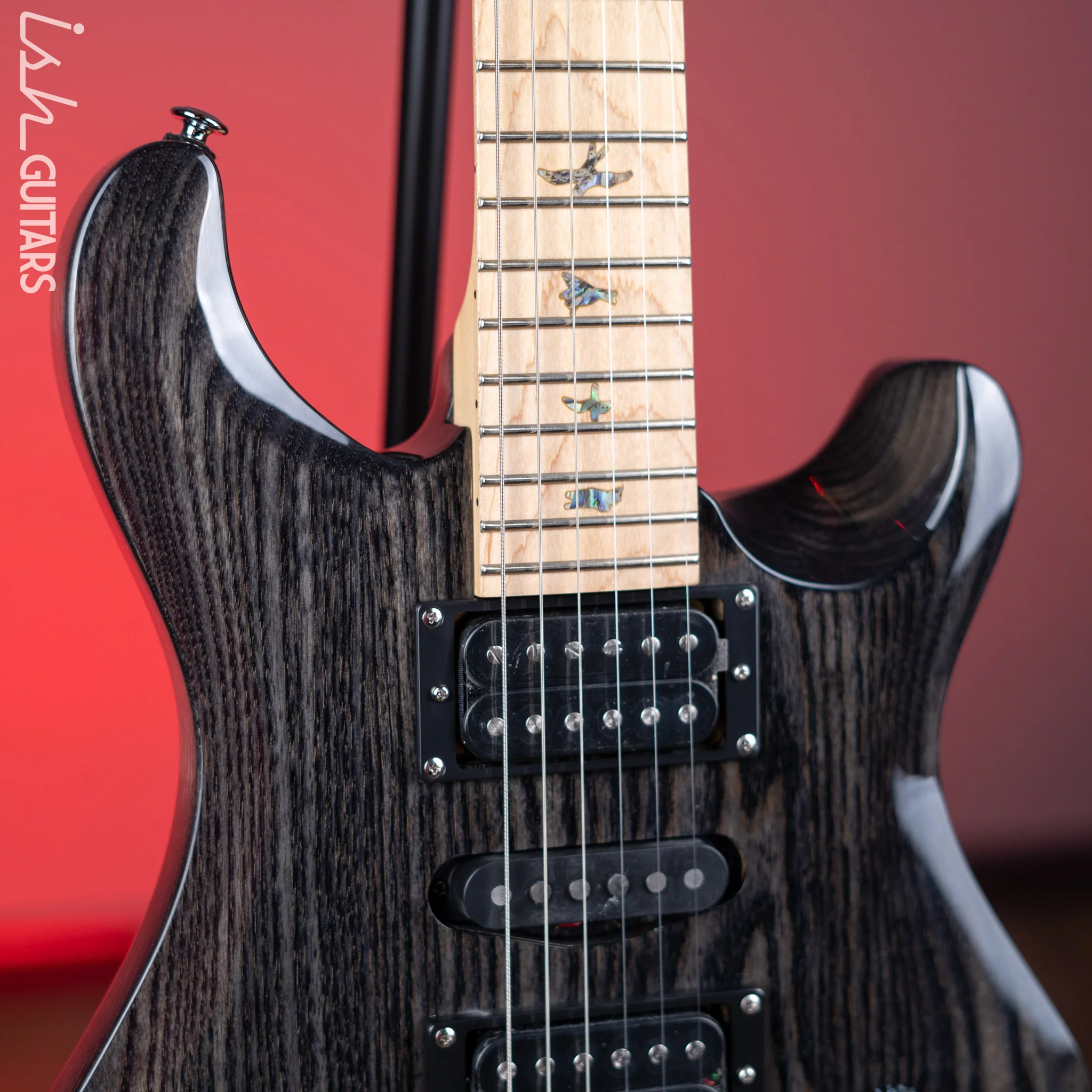 PRS SE Swamp Ash Special Charcoal Electric Guitar - Image 3