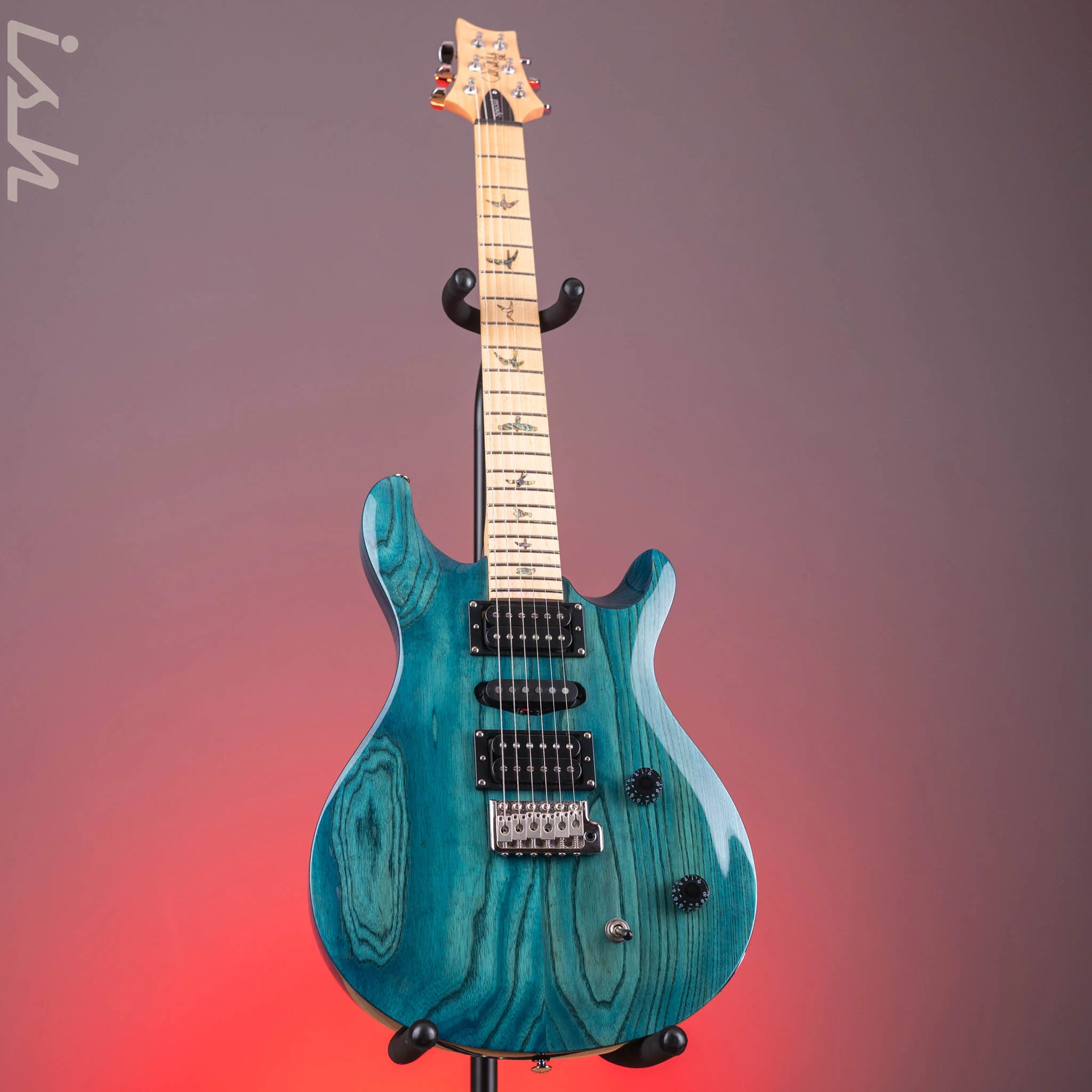 PRS SE Swamp Ash Special Electric Guitar Iri Blue - Image 2