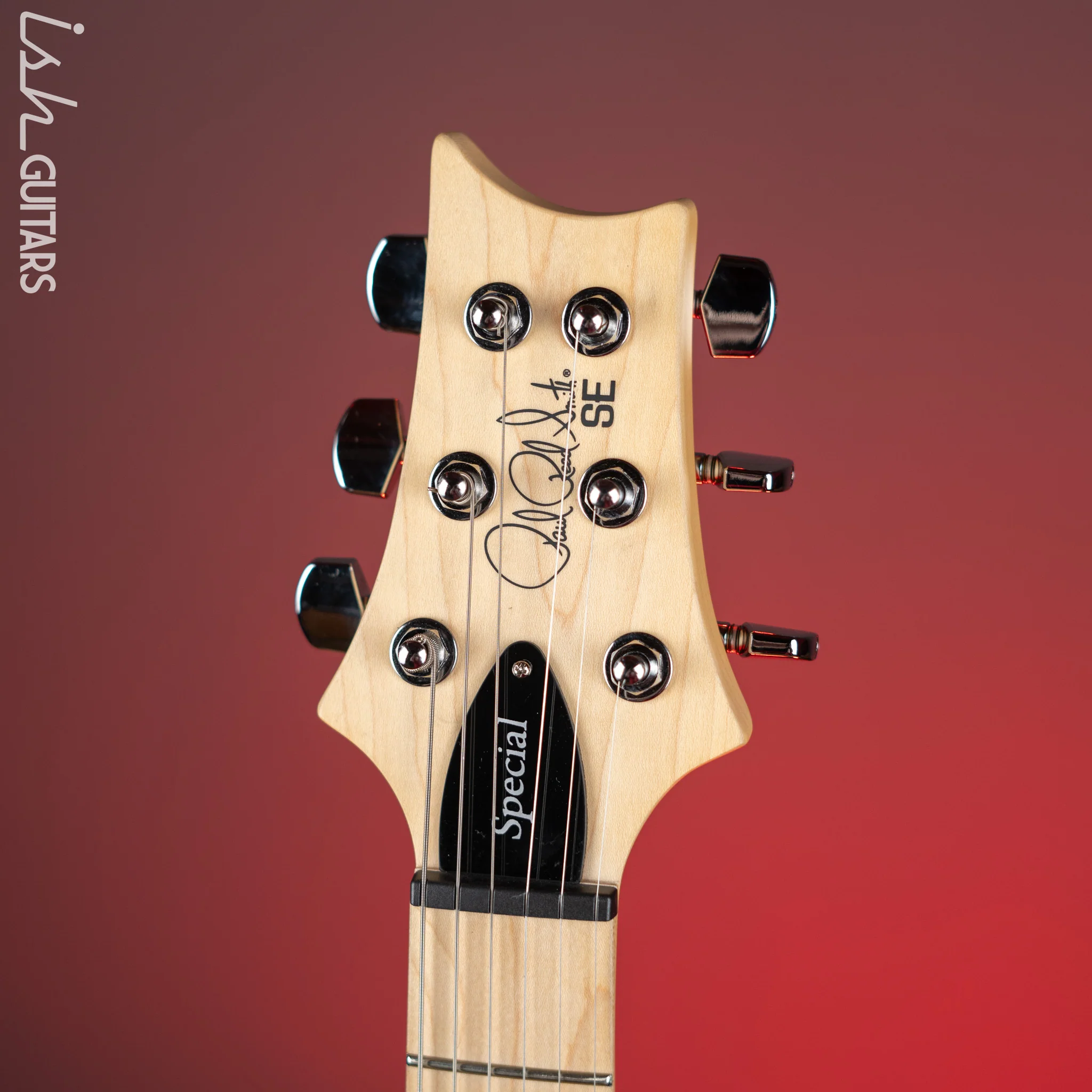 PRS SE Swamp Ash Special Iri Blue Electric Guitar - Image 6