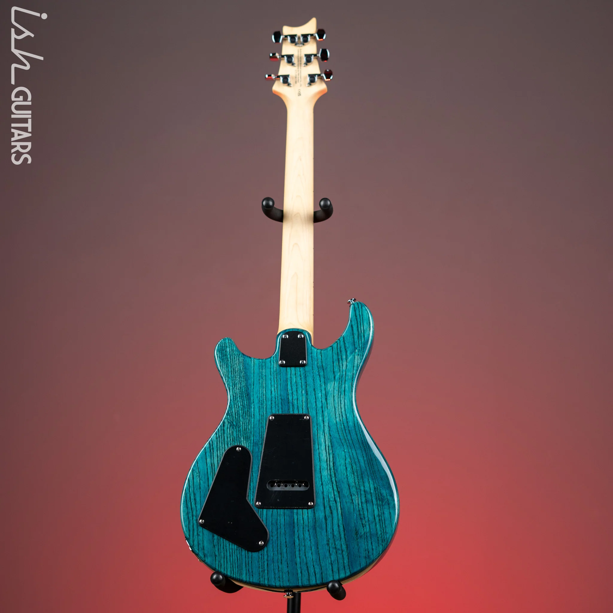 PRS SE Swamp Ash Special Iri Blue Electric Guitar - Image 7