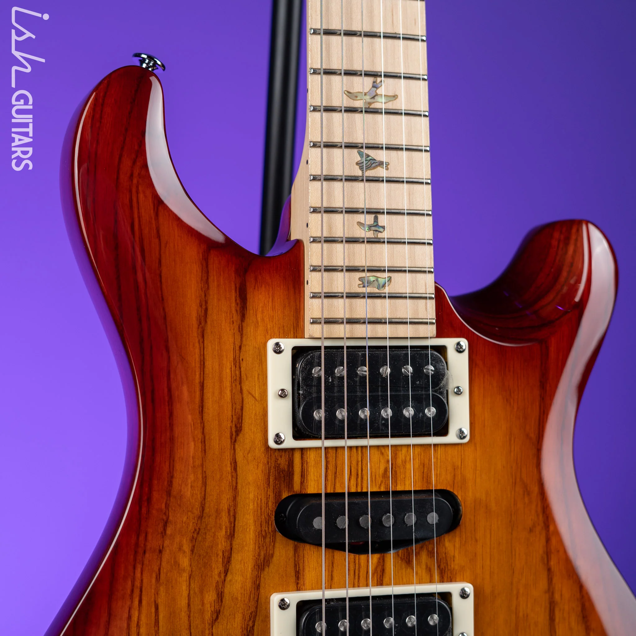 PRS SE Swamp Ash Special Vintage Sunburst Electric Guitar - Image 3