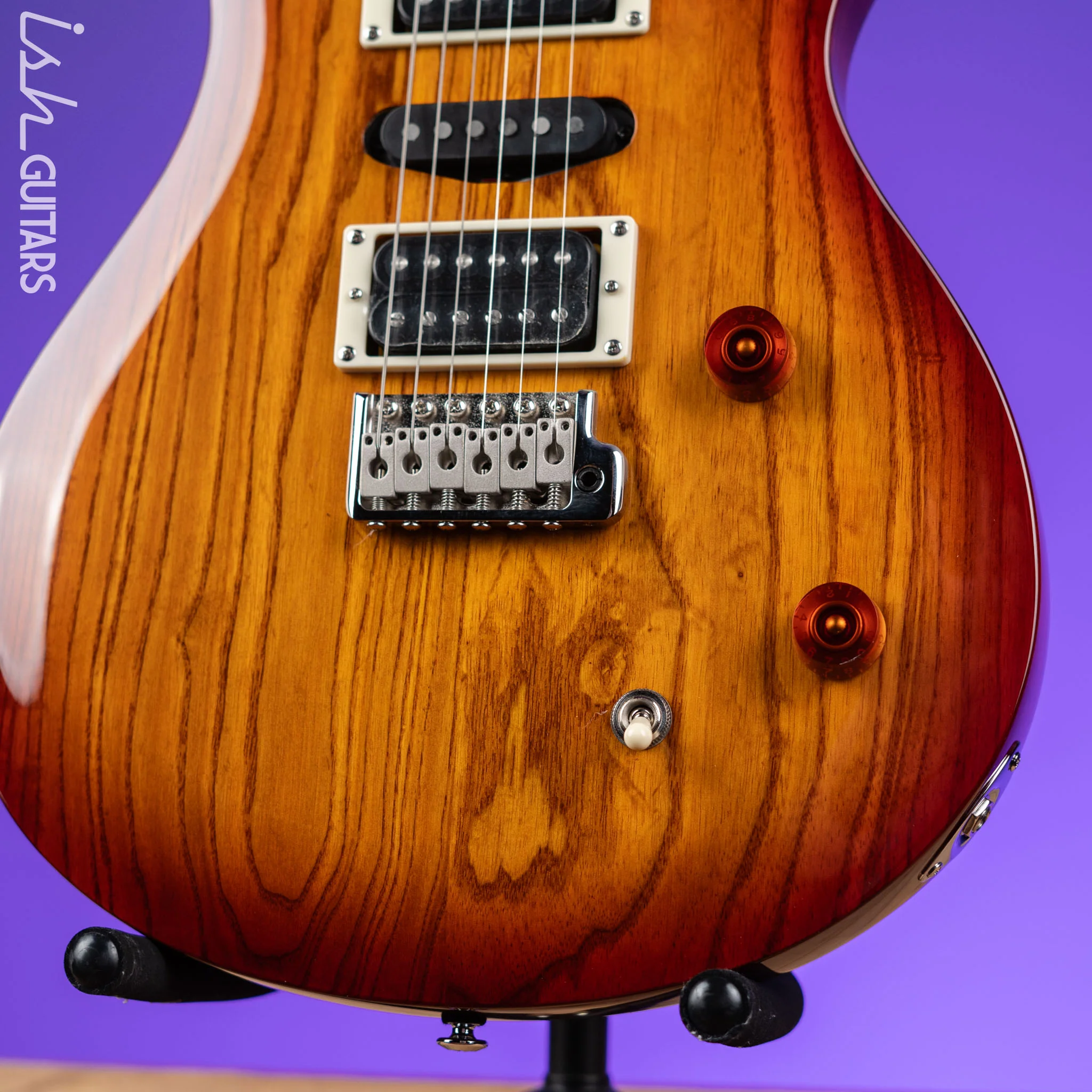 PRS SE Swamp Ash Special Vintage Sunburst Electric Guitar - Image 4