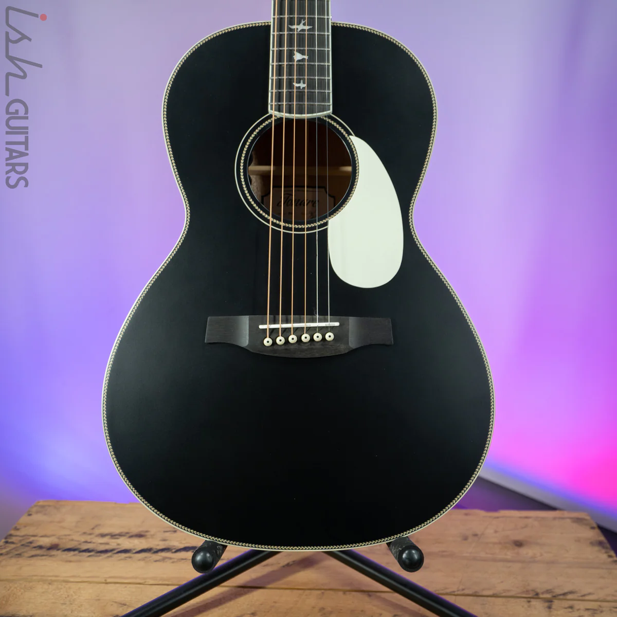 PRS SE Parlor P20E Black Satin Top