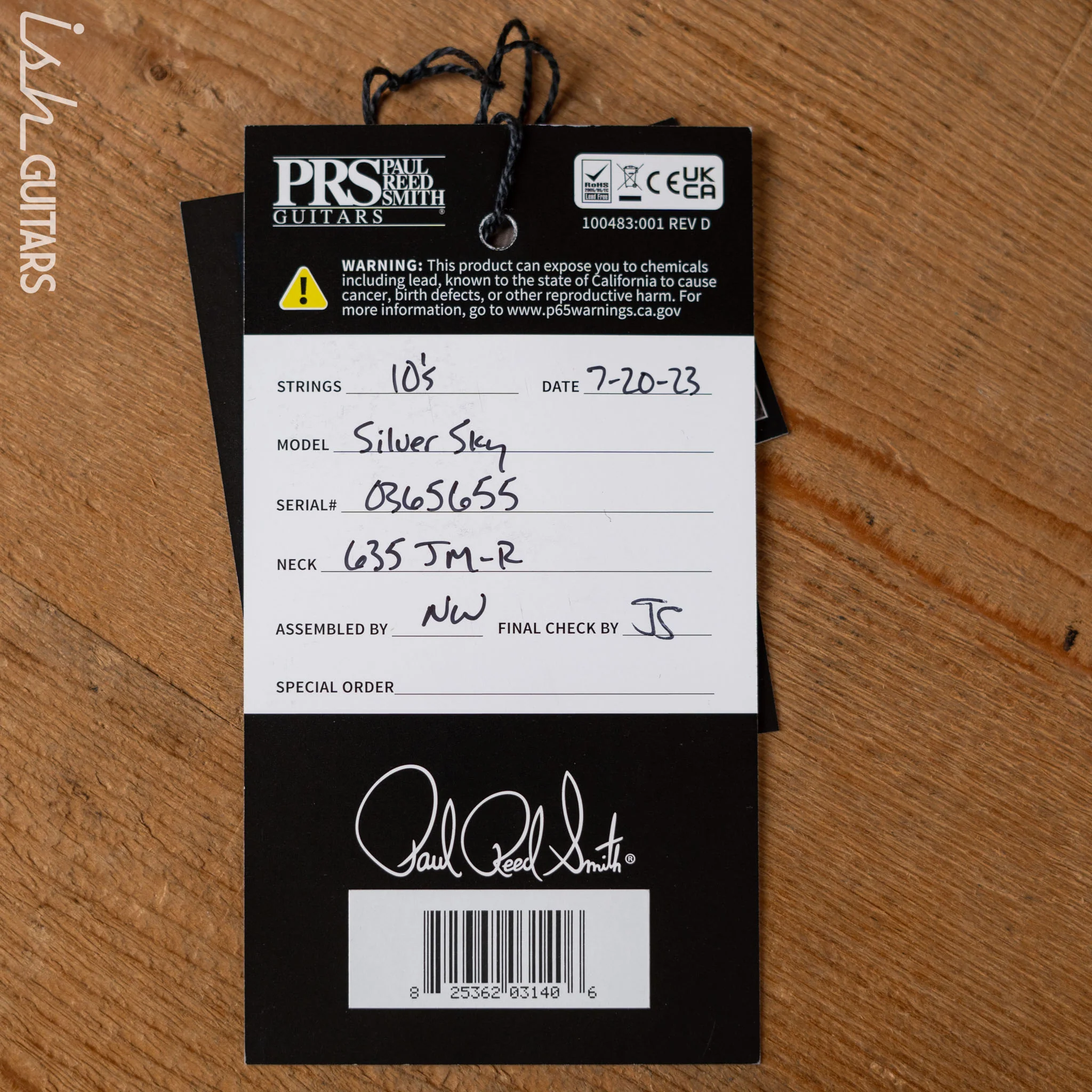 PRS Silver Sky John Mayer Signature Electric Guitar Tungsten - Image 12