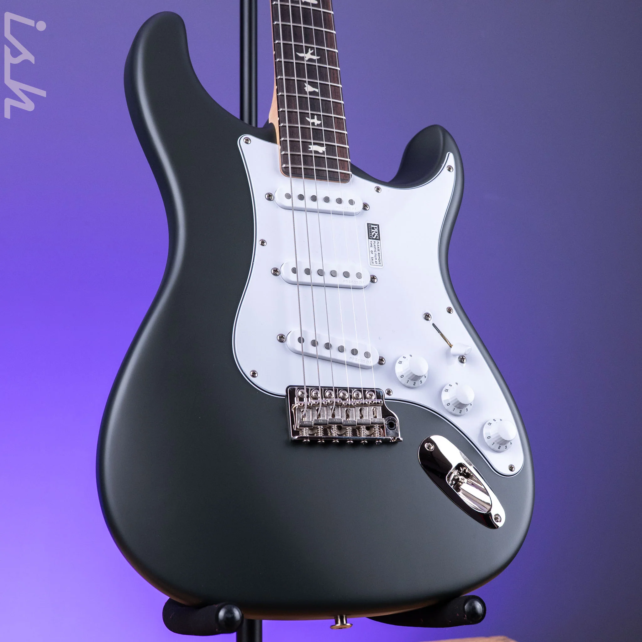 PRS Silver Sky Satin Faded Black Tee Demo