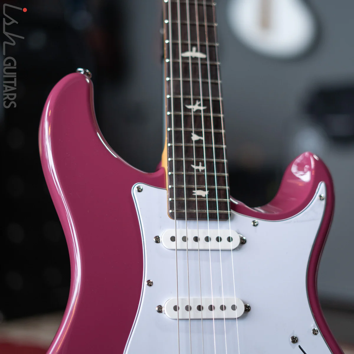PRS SE Silver Sky Dragon Fruit - Image 3